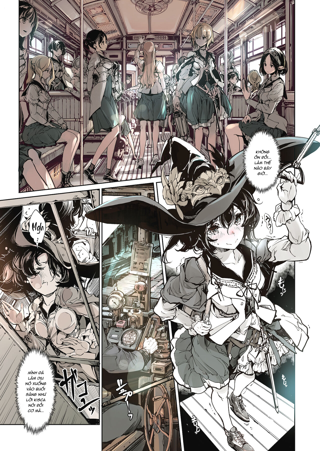 Đọc truyện hentai Bí mật của trinh nữ kị sĩ - Chap 2: Kị sĩ trinh nữ trên chuyến tàu dục vọng