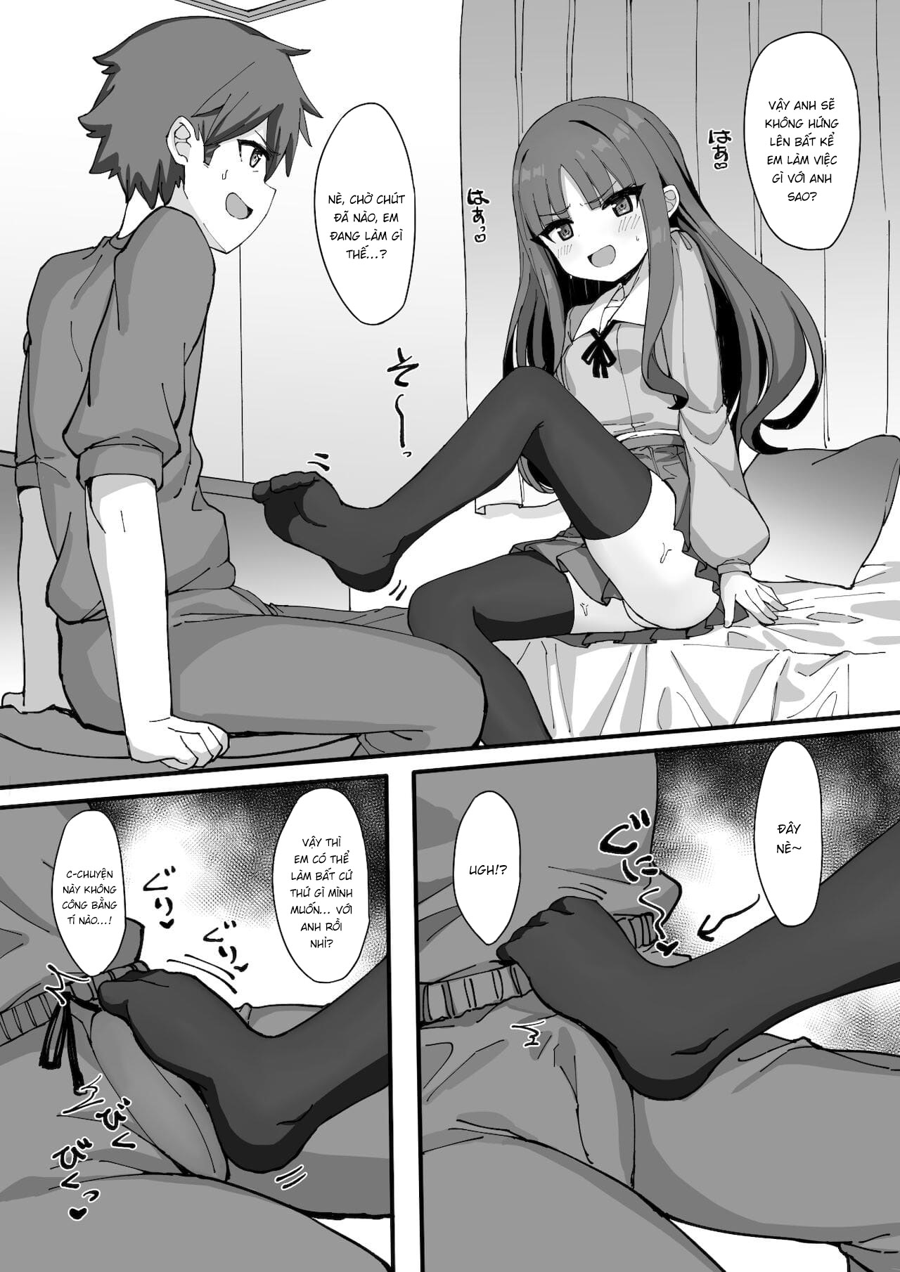 Đọc truyện hentai Imouto ni Ashikoki Sareta node, Shikaeshi Oshioki Ecchi - Oneshot