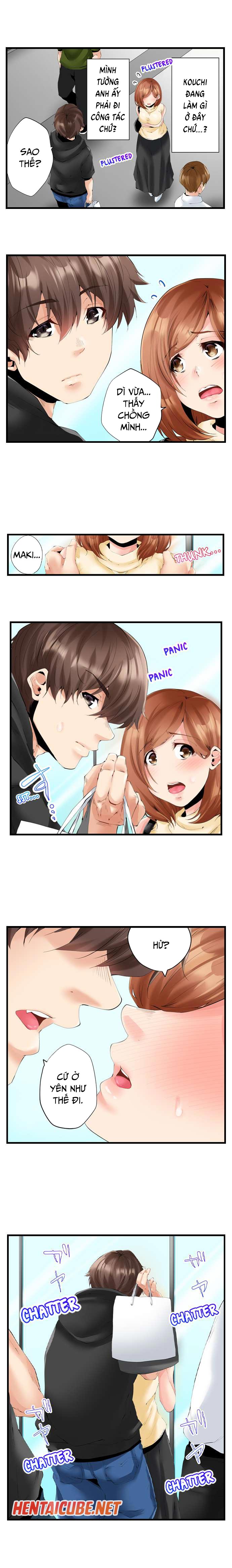 Đọc truyện hentai NTR Cô Hàng Xóm Ngay Trong Phòng Của Chồng Cô Ấy - Chap 13 + 14