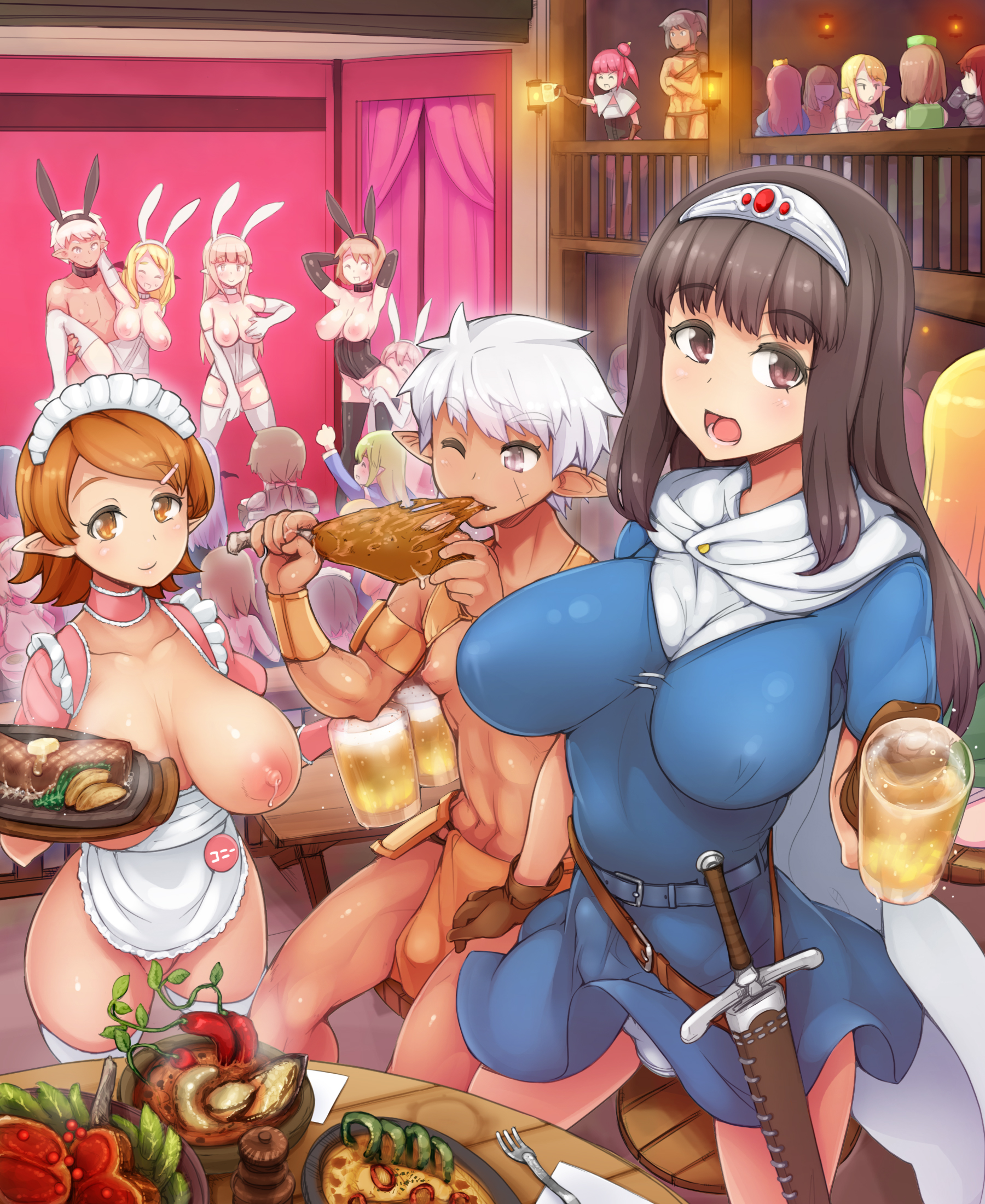 Đọc truyện hentai The Adventure of a Hero ~A Night at the Rousing Fairy Inn~ - Chap 2 - End
