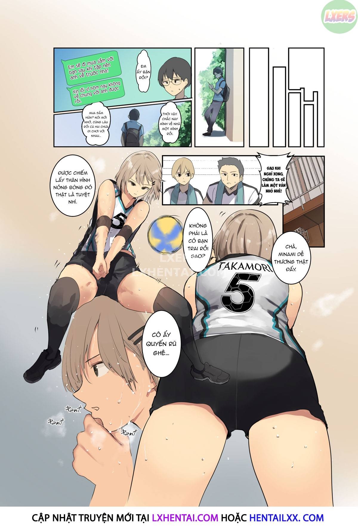 Đọc truyện hentai Volleyball No Kanojo To Netorase Play No Ano Hi Kara Aeru Kaisuu Ga Hetteiru… - Oneshot - Không che