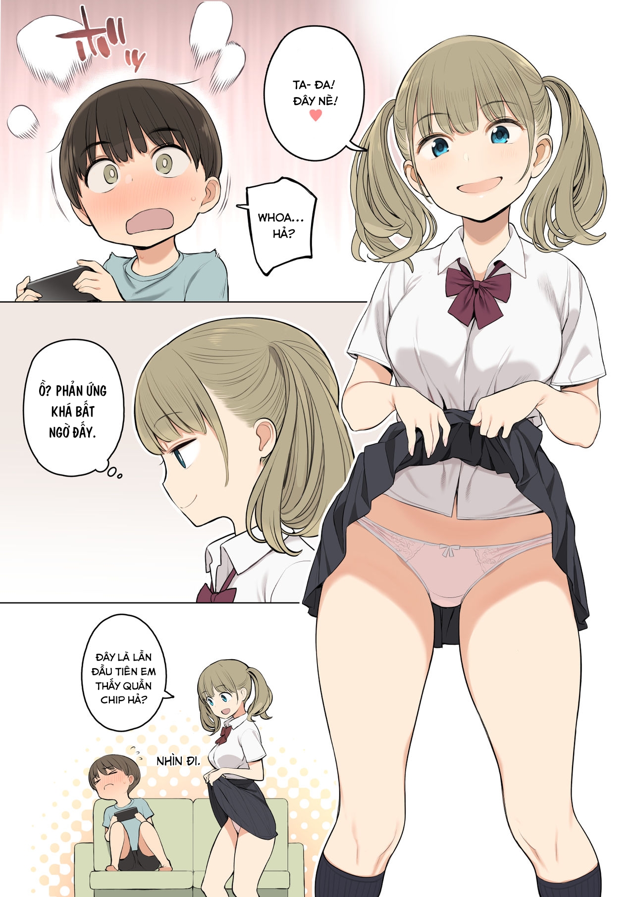 Đọc truyện hentai Mấy bà bạn của chị tôi thật hư hỏng!! - Oneshot