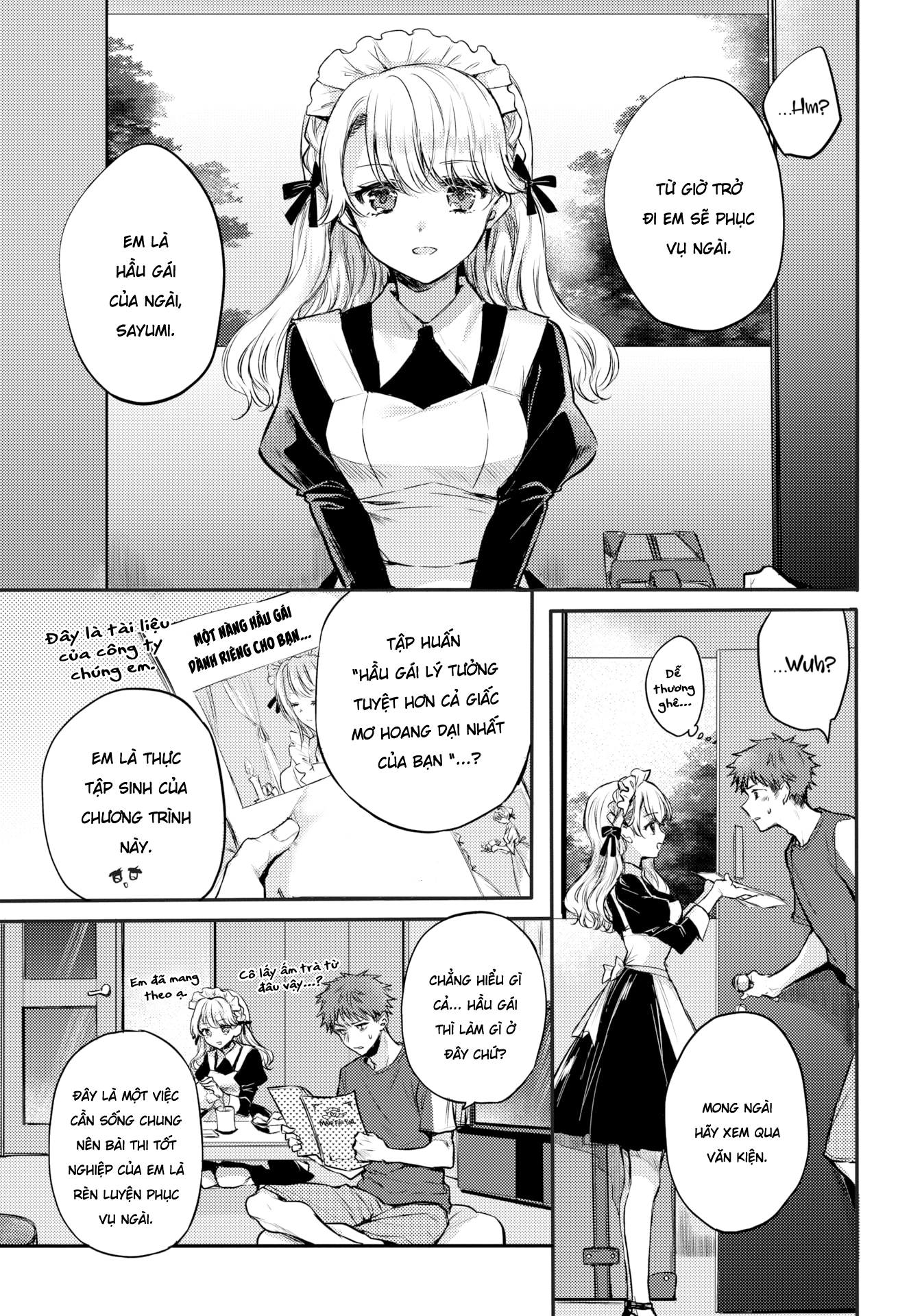 Đọc truyện hentai Nàng Hầu Của Ngài Đã Tới Rồi Đây! - Chap 1