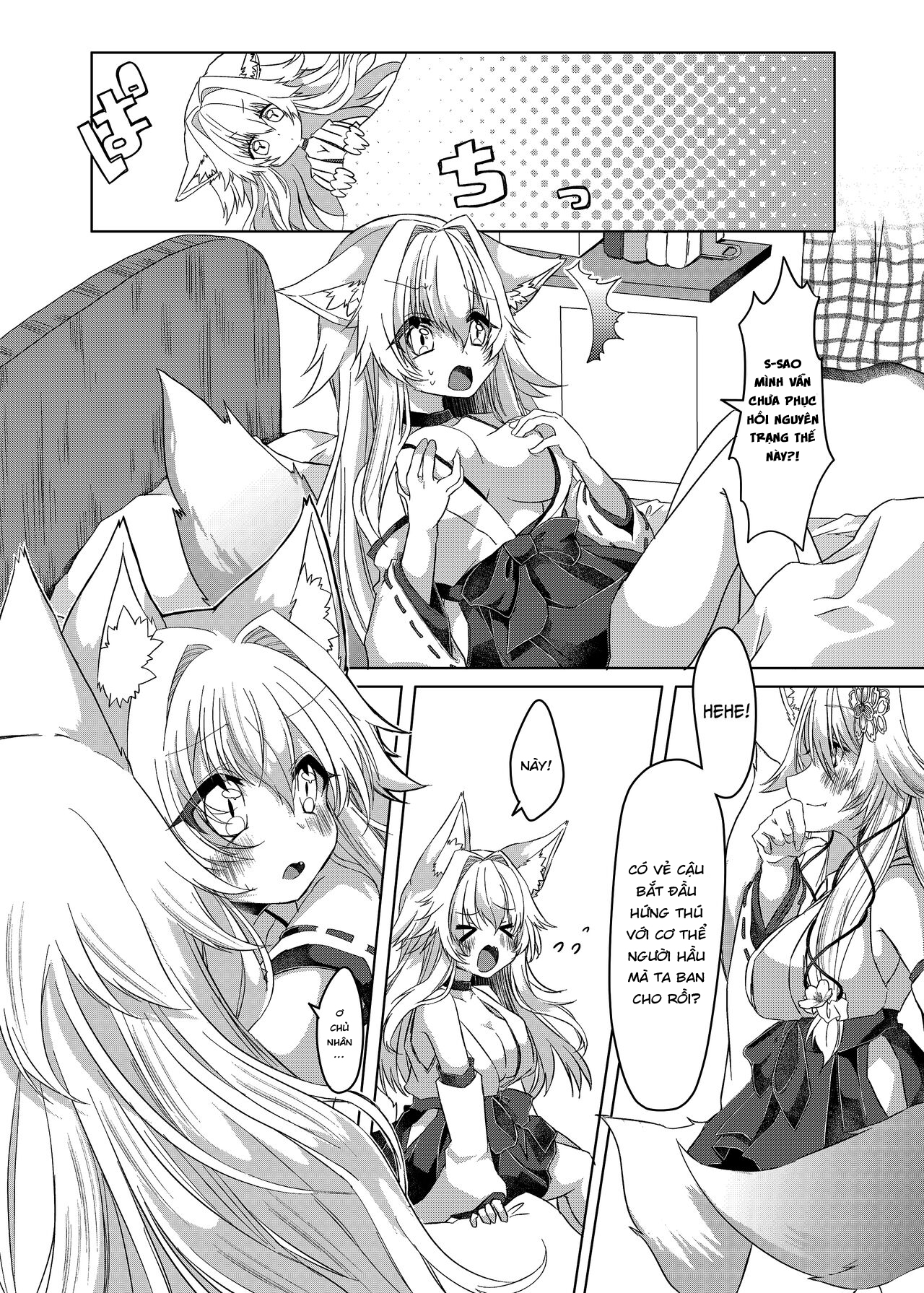 Đọc truyện hentai Chuyển giới thành một nàng cáo!? - Oneshot Ngọt