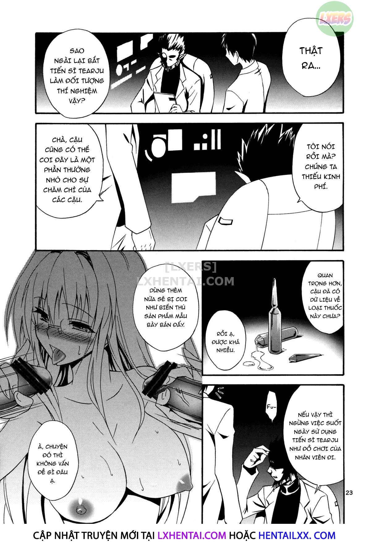 Đọc truyện hentai Beautiful Scientist In An Evil Organization - Oneshot