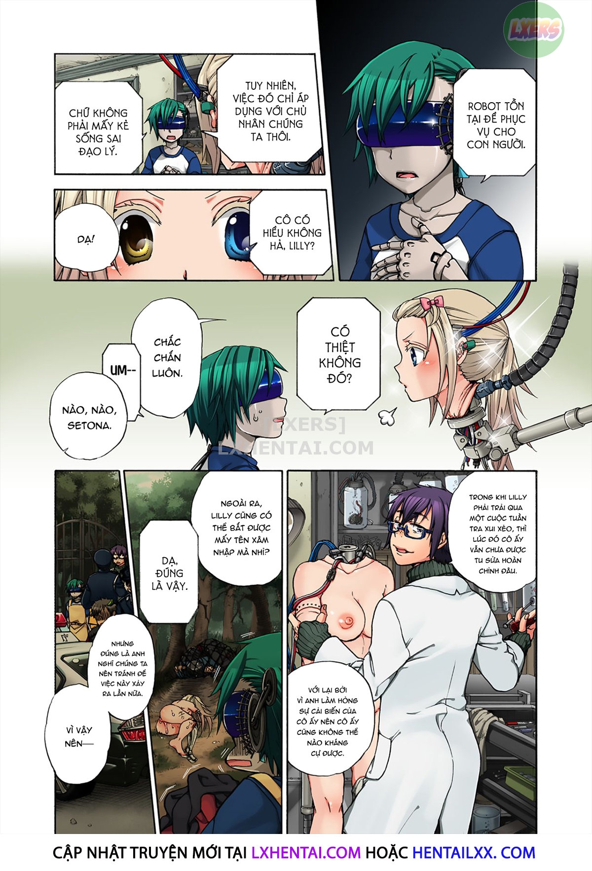 Đọc truyện hentai Robot thú cưng Lilly - Chap 17 | END