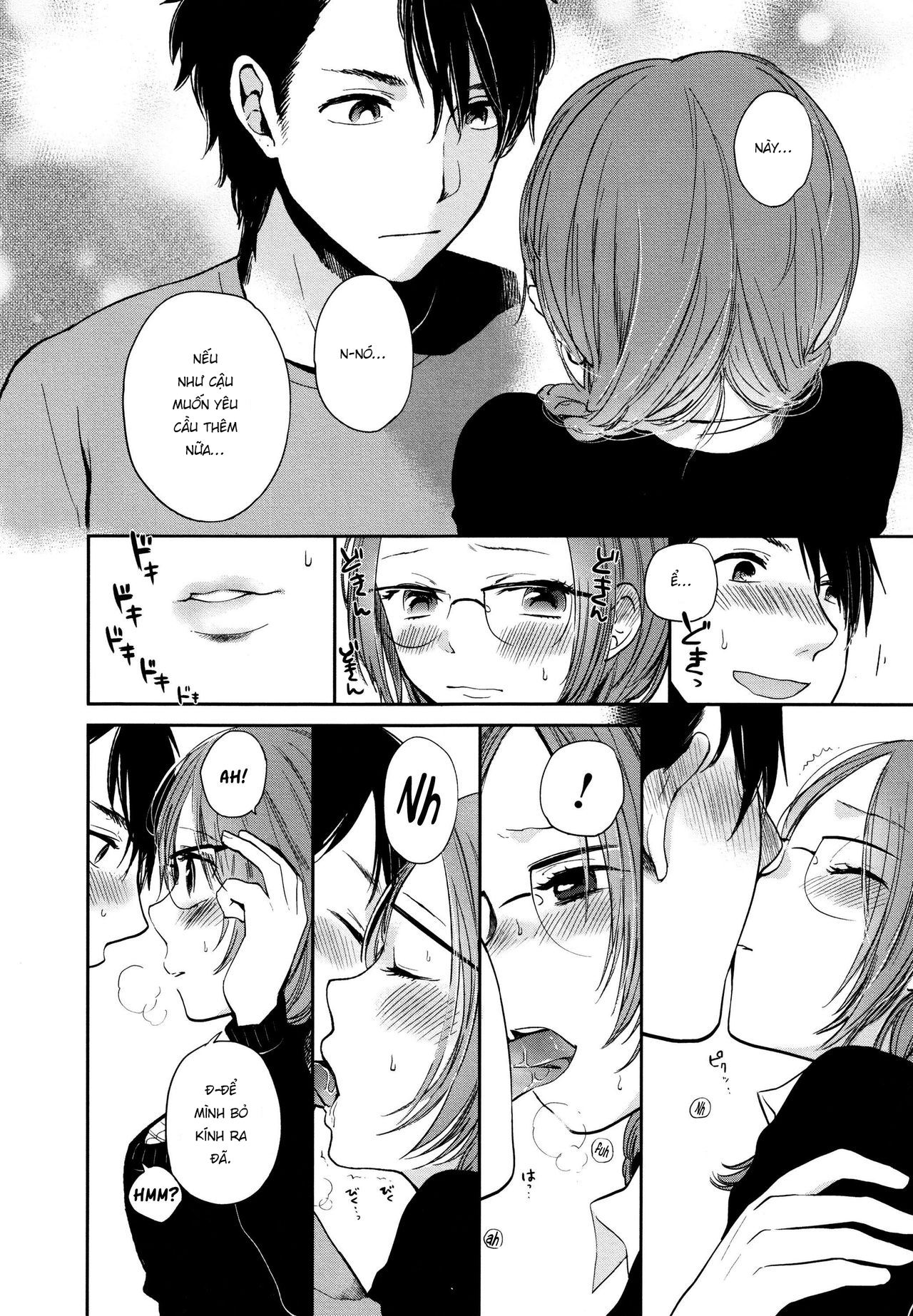 Đọc truyện hentai Muốn thêm 1 lần nữa chứ? - Chap 2: Tình yêu với cô nàng 4 mắt