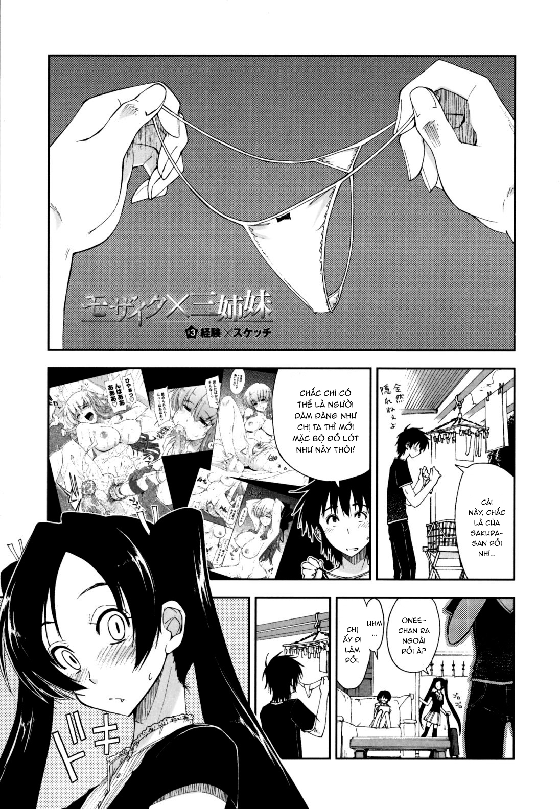 Đọc truyện hentai Sống chung cùng 3 chị em [Không Che] - Chap 3
