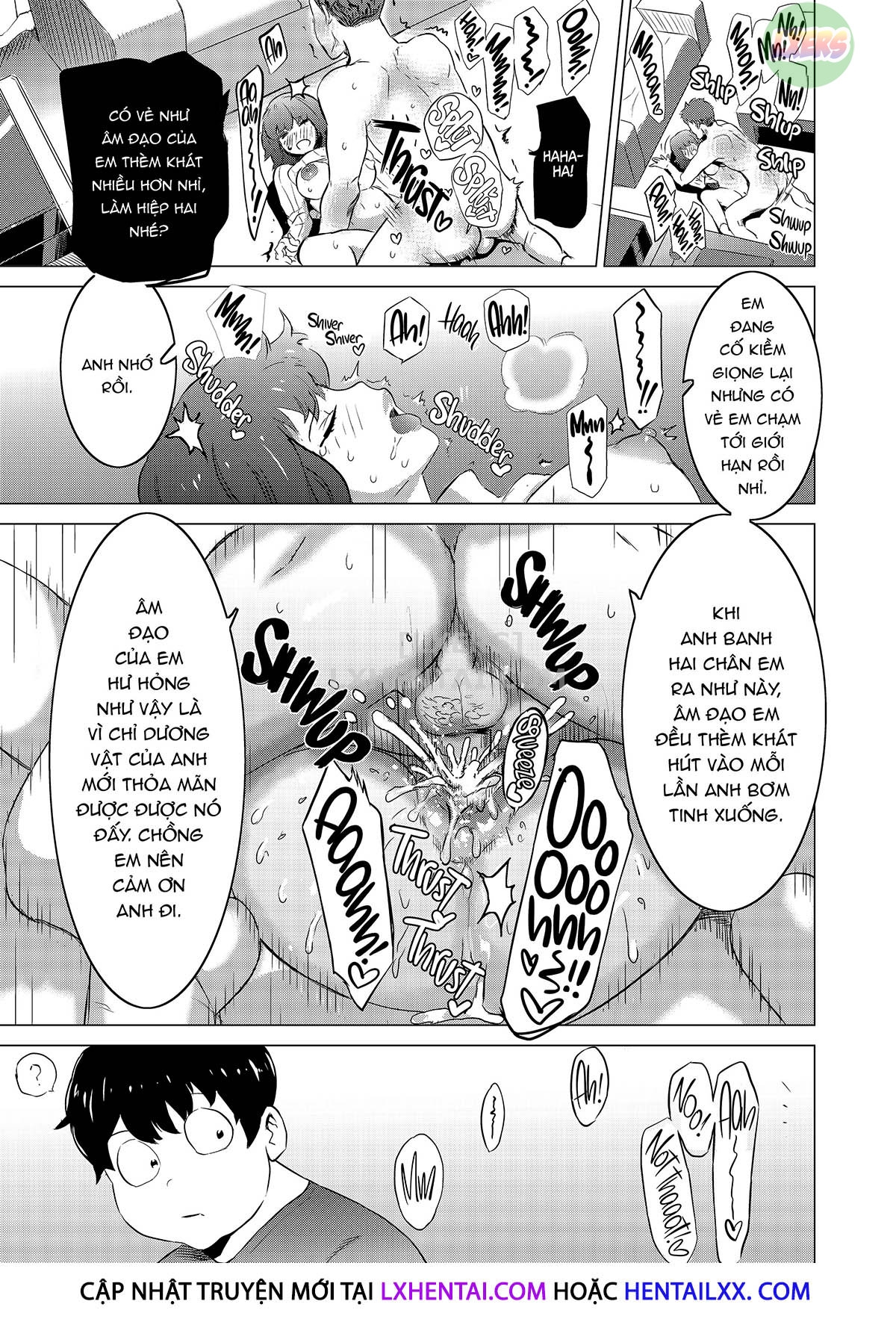 Đọc truyện hentai My Wife Would Never Moan Like in the Unrealistic Porn My Neighbor Watches - Chap 1