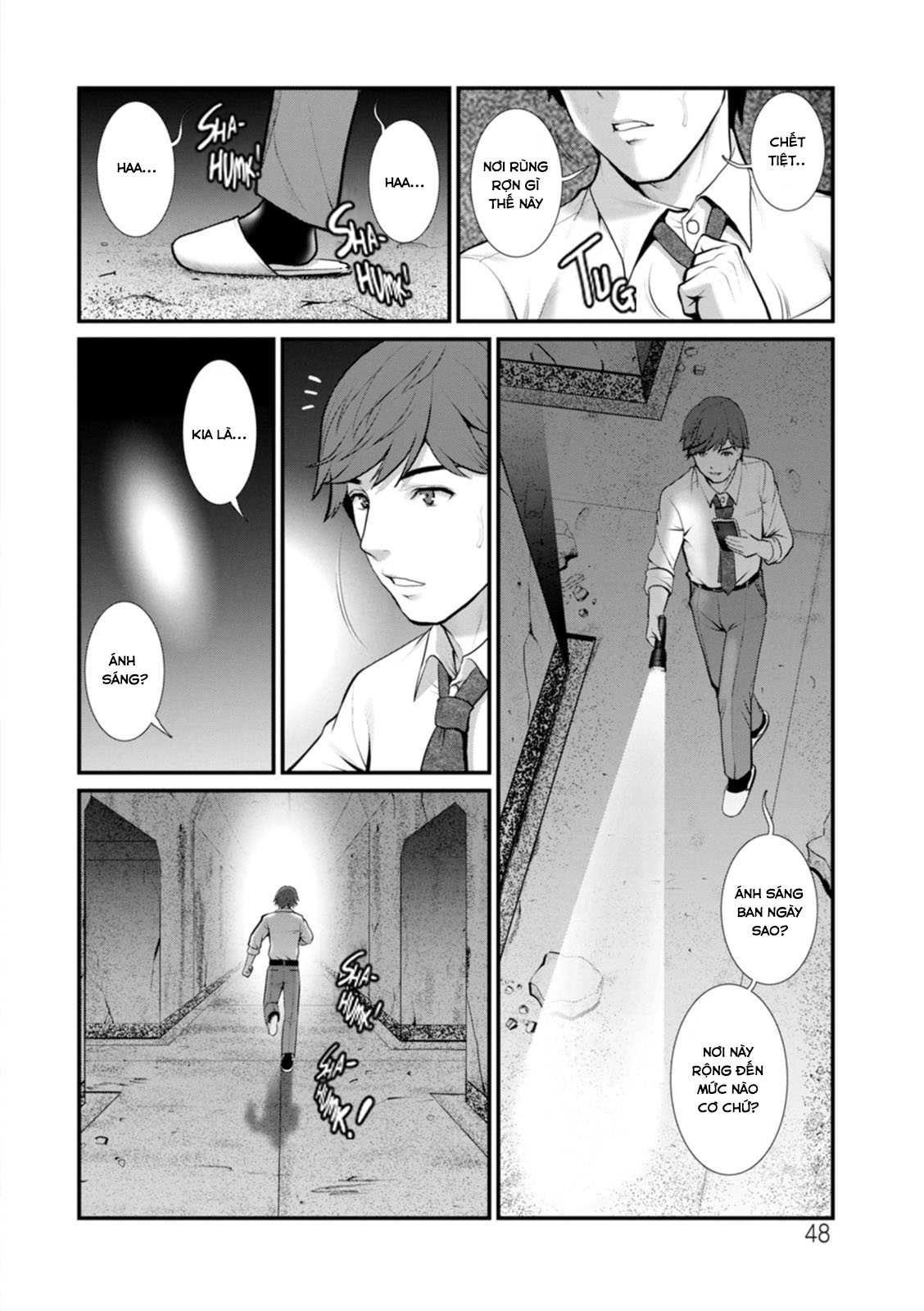 Đọc truyện hentai Tuần trăng mật dưới 30m đất - Chap 3