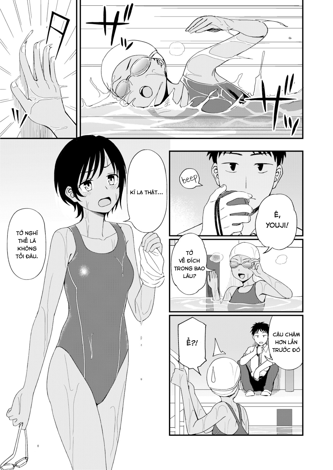 Đọc truyện hentai Bạn gái bên hồ bơi - Oneshot