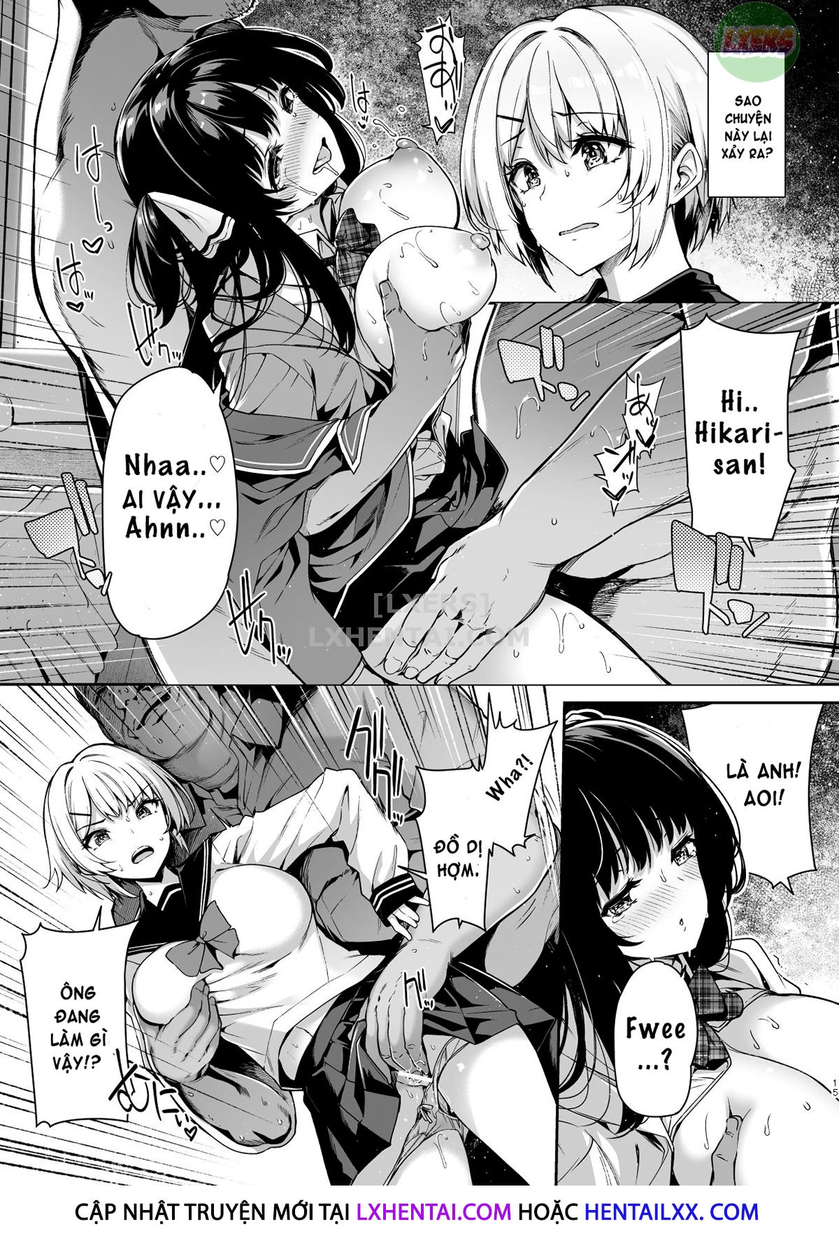Đọc truyện hentai Sanshoku Hirune Tsuki TS - Chap 2 - [END]