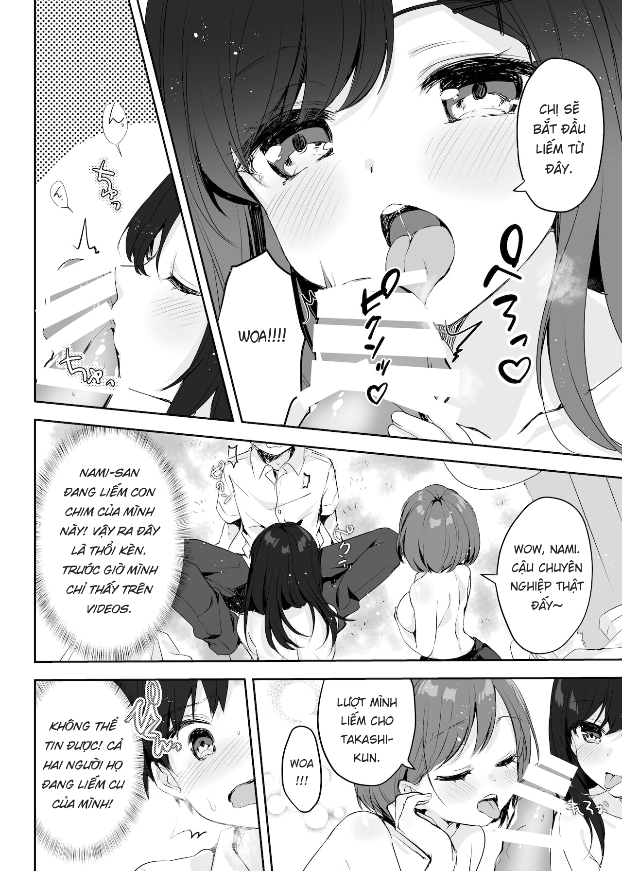Đọc truyện hentai Họ tỉnh giấc khi tôi đang cố hiếp chị gái và bạn của bà ấy trong khi họ đang ngủ. - Oneshot