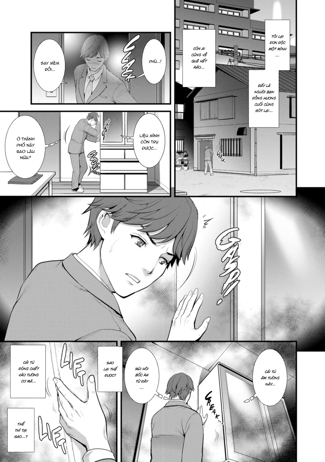 Đọc truyện hentai Tuần trăng mật dưới địa đạo 30m - Tập 1 - Đằng sau tủ âm tường