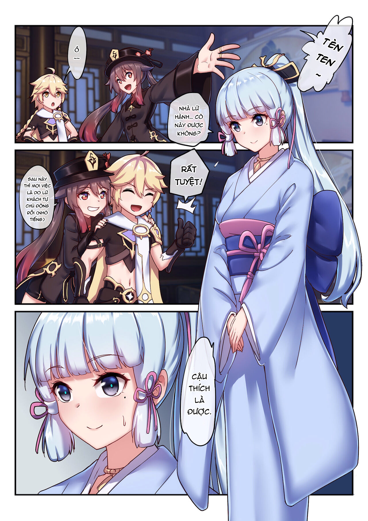 Đọc truyện hentai Hutao & Kamisato Ayaka - Oneshot màu [Không che]