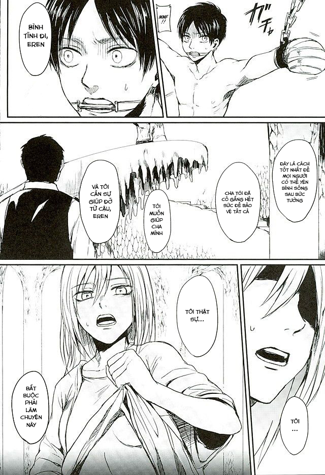 Đọc truyện hentai Reizoku wa Kami ni Arazaru (Shingeki no Kyojin) - Oneshot
