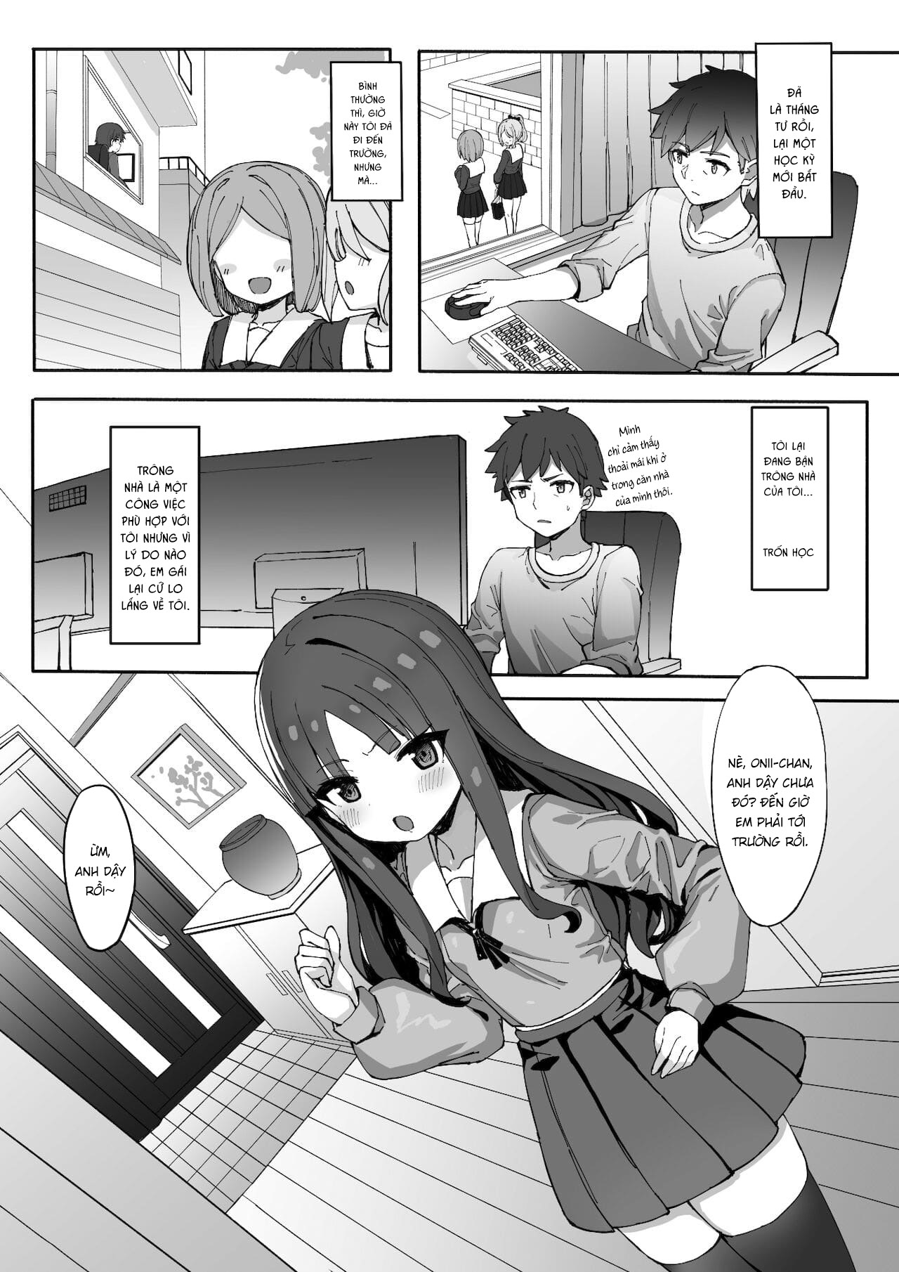 Đọc truyện hentai Imouto ni Ashikoki Sareta node, Shikaeshi Oshioki Ecchi - Oneshot