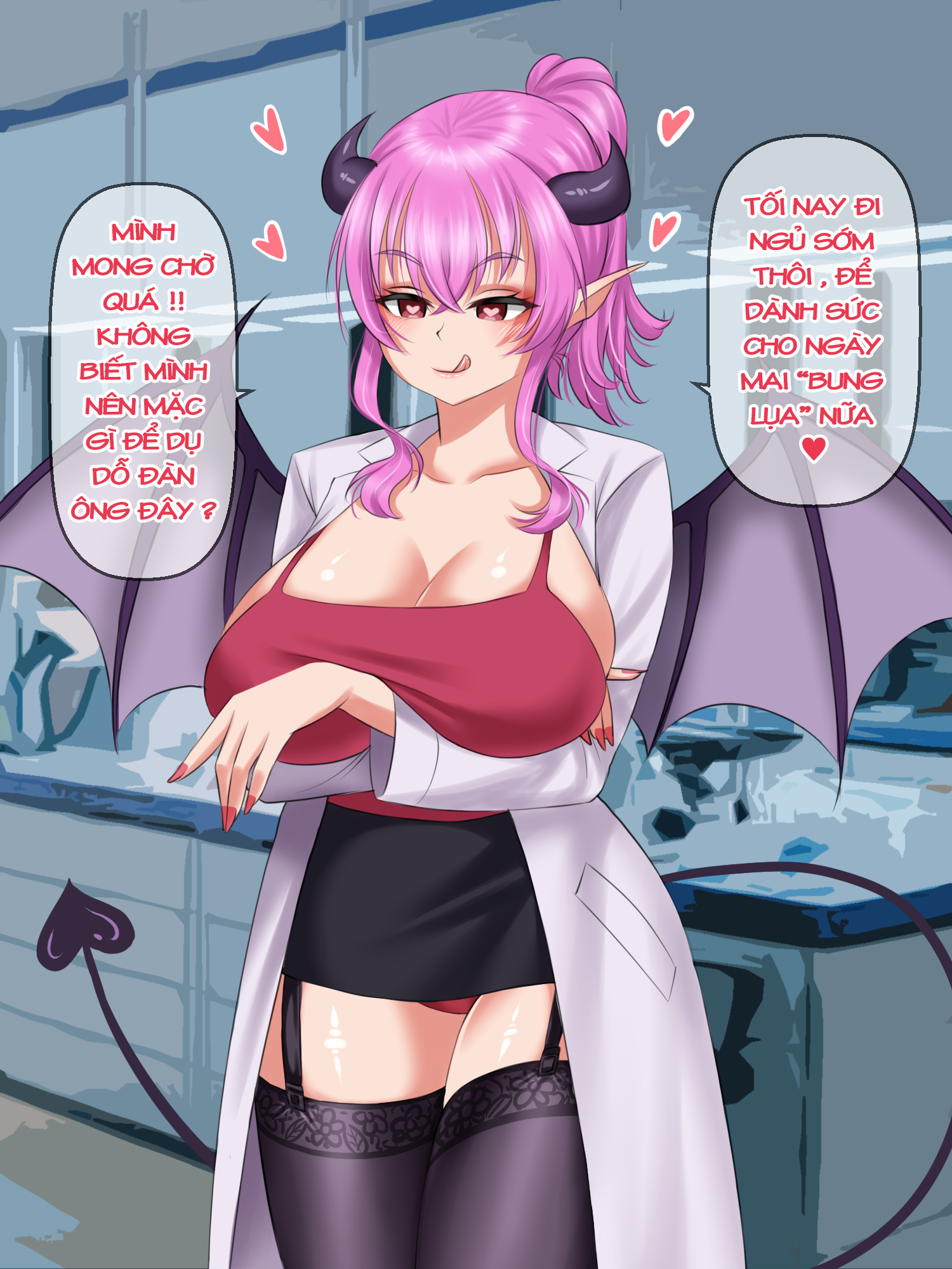 Đọc truyện hentai Ngày xả stress của Succubus - Chap 2.