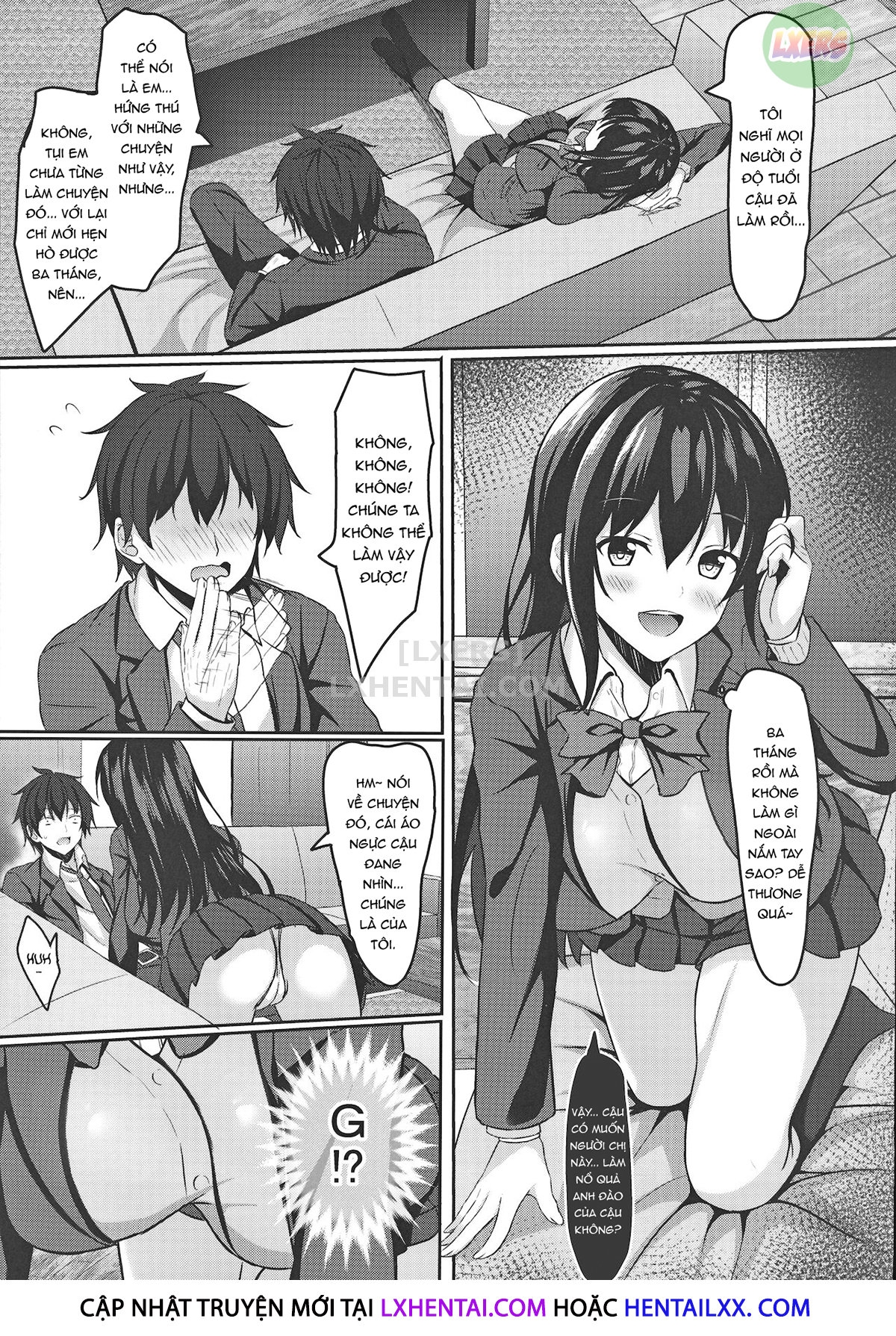 Đọc truyện hentai Chuugaku 1-Nen No Boku To Koibito No Jk No Onee-Chan - Oneshot