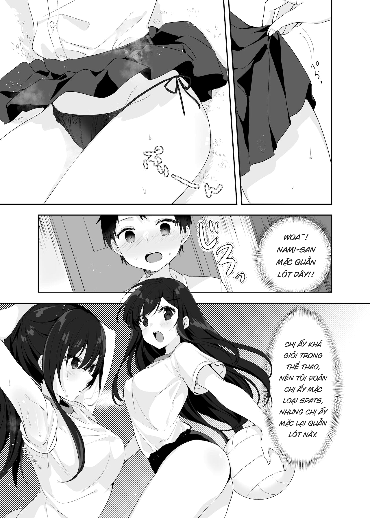 Đọc truyện hentai Họ tỉnh giấc khi tôi đang cố hiếp chị gái và bạn của bà ấy trong khi họ đang ngủ. - Oneshot