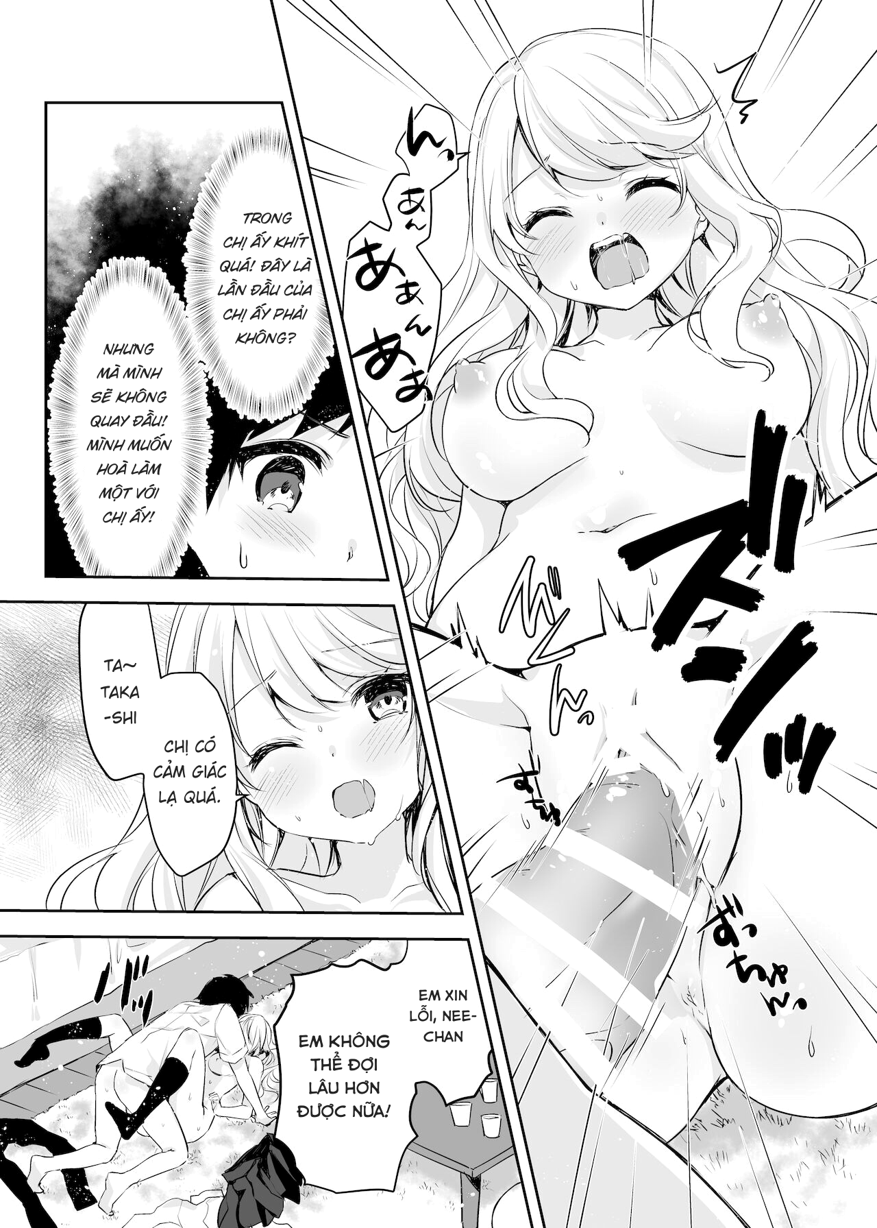 Đọc truyện hentai Họ tỉnh giấc khi tôi đang cố hiếp chị gái và bạn của bà ấy trong khi họ đang ngủ. - Oneshot
