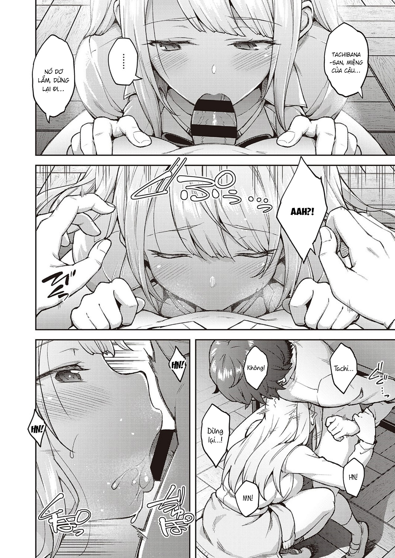 Đọc truyện hentai Làm ơn! Đừng trêu tớ nữa mà, Tachibana-san! - Oneshot