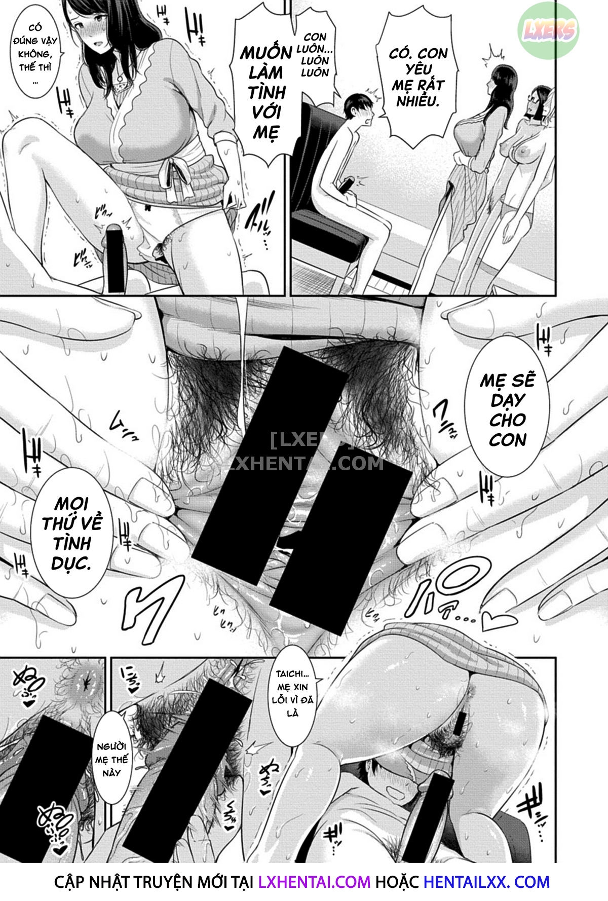 Đọc truyện hentai Drowning in Sex With Mom - Chap 4
