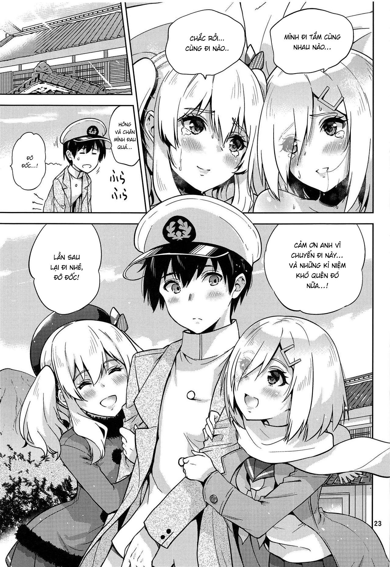 Đọc truyện hentai Kashima và Hamakaze ở suối nước nóng - Oneshot