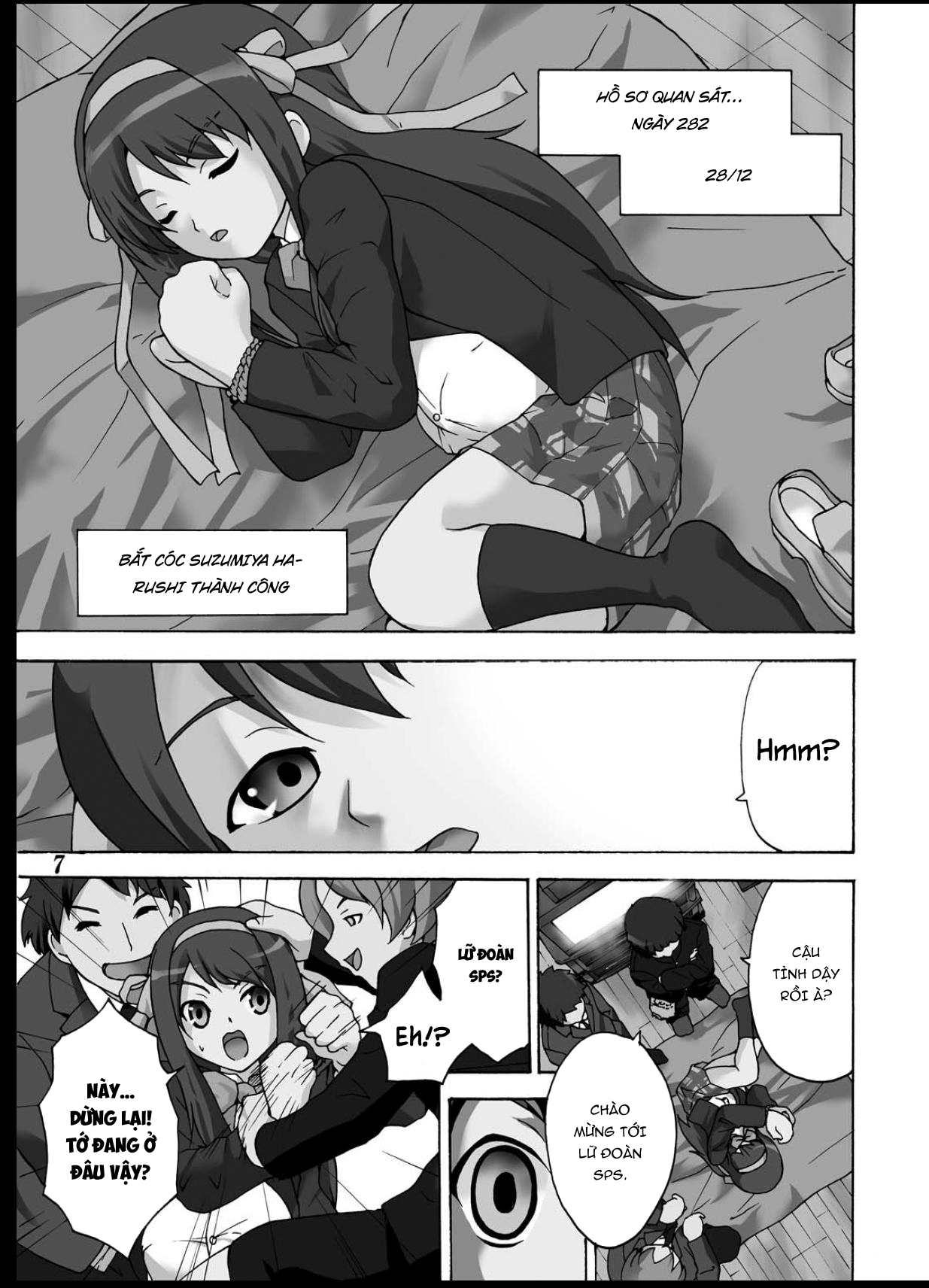 Đọc truyện hentai Tsuranuke! Suzumiya Haruhi Kyousei Shussan!! - Oneshot