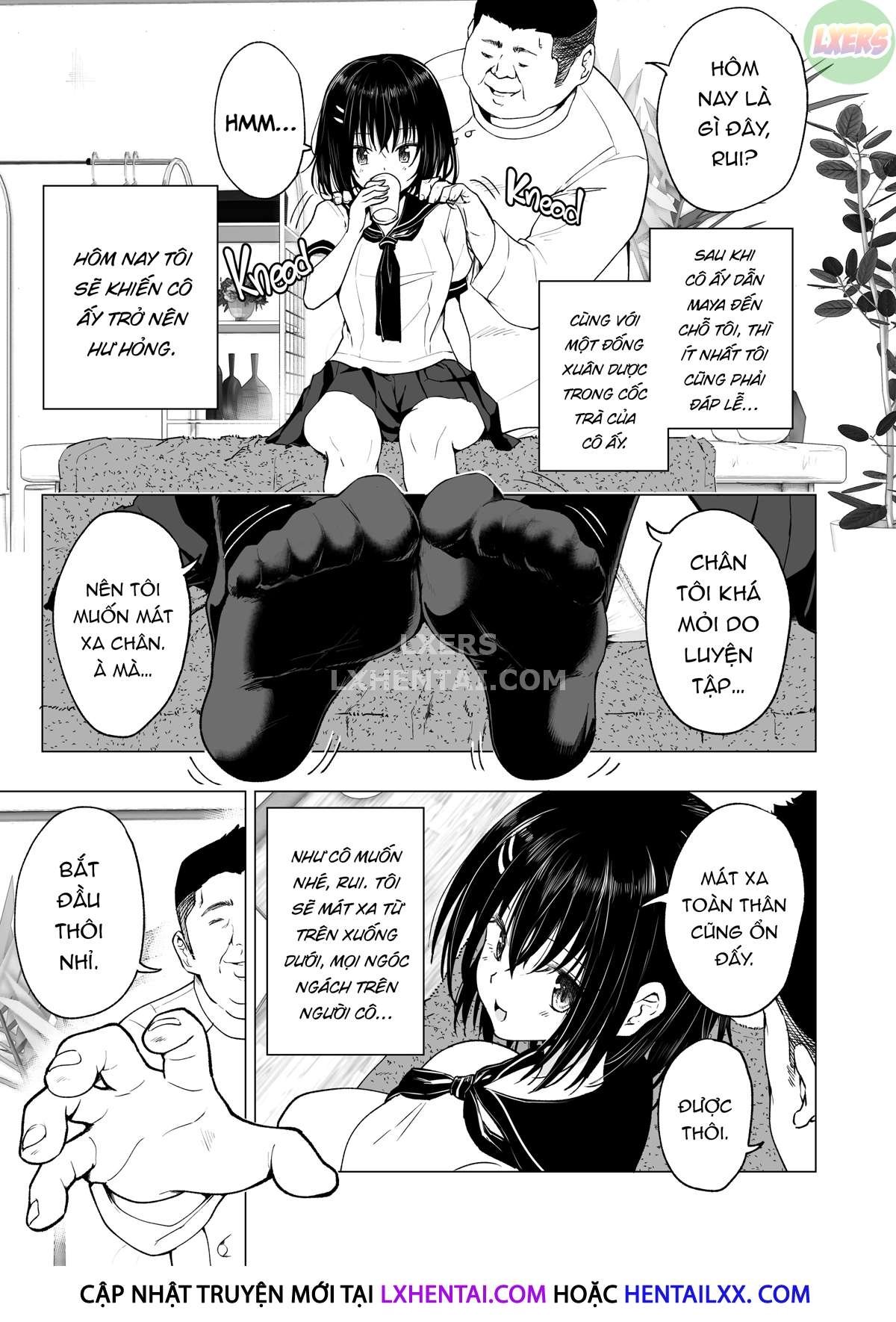 Đọc truyện hentai Cô gái bóng chuyền này đã được trải nghiệm một mát xa gợi cảm - Chap 2