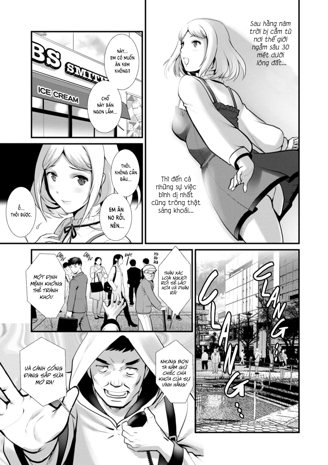 Đọc truyện hentai Tuần trăng mật dưới địa đạo 30m - Tập 9 - Thế giới bên ngoài - Hết phần 1