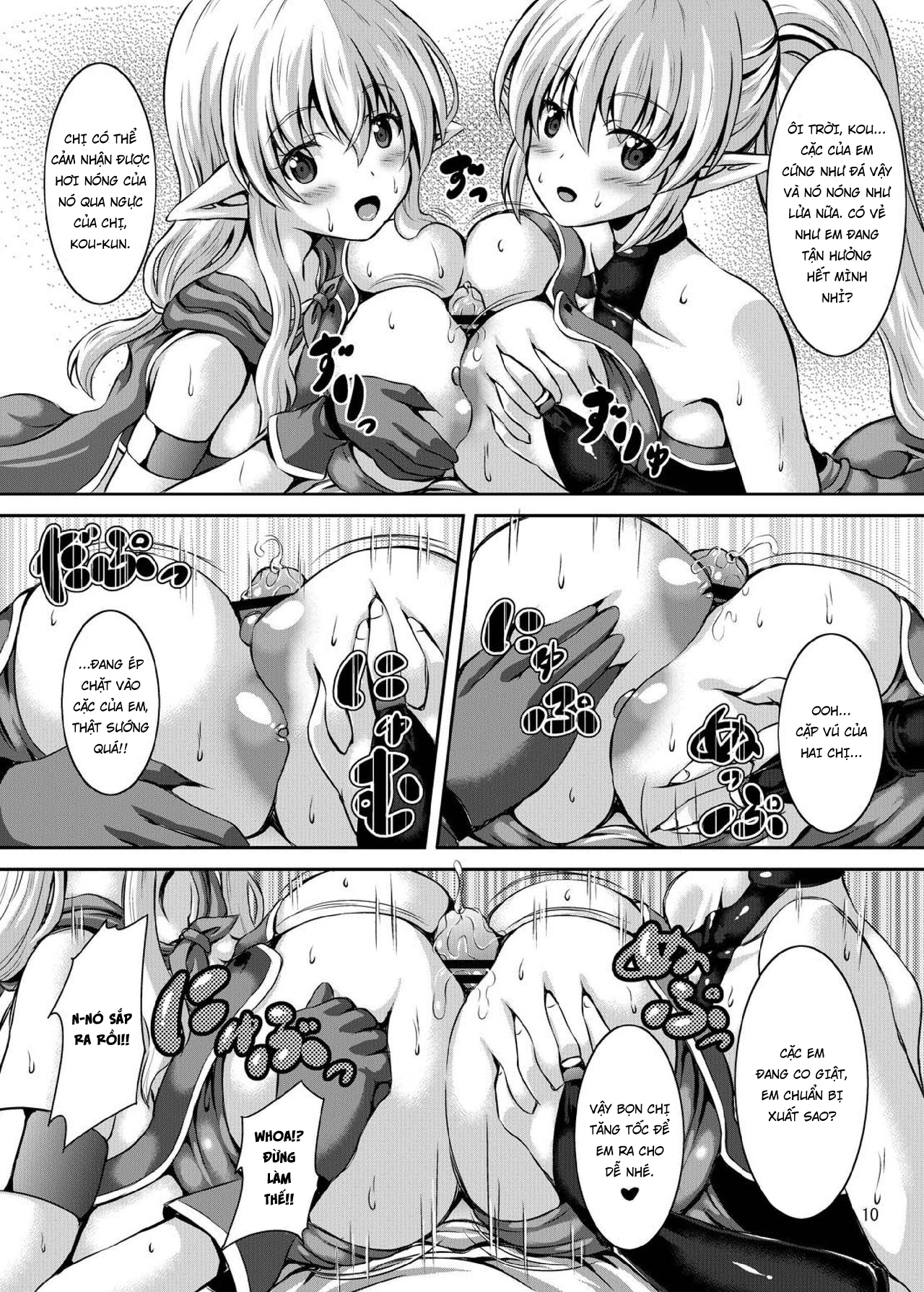 Đọc truyện hentai Tôi và những chị gái ở thế giới song song - Oneshot