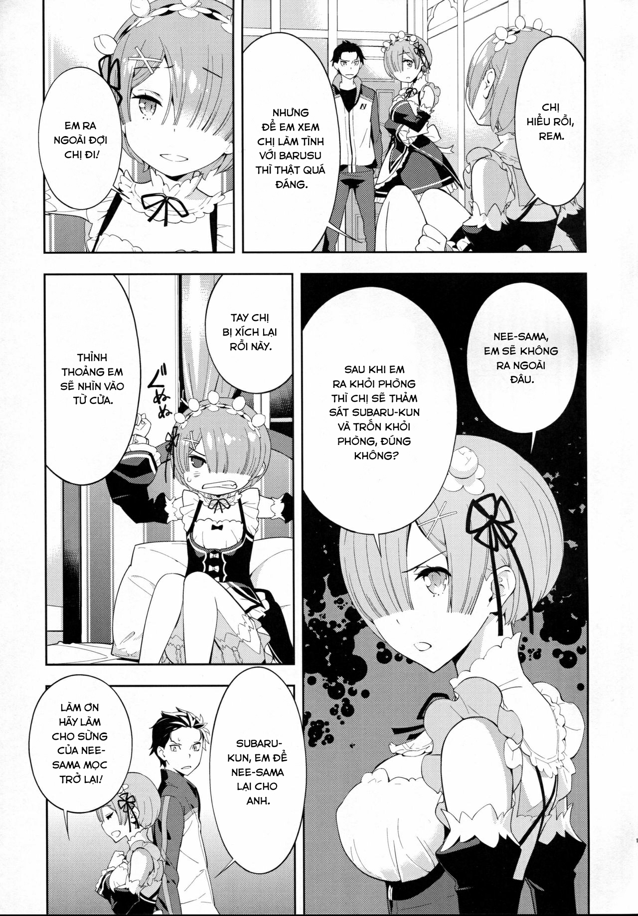 Đọc truyện hentai CHOICE 2 (Re: Zero kara Hajimeru Isekai Seikatsu) - Oneshot