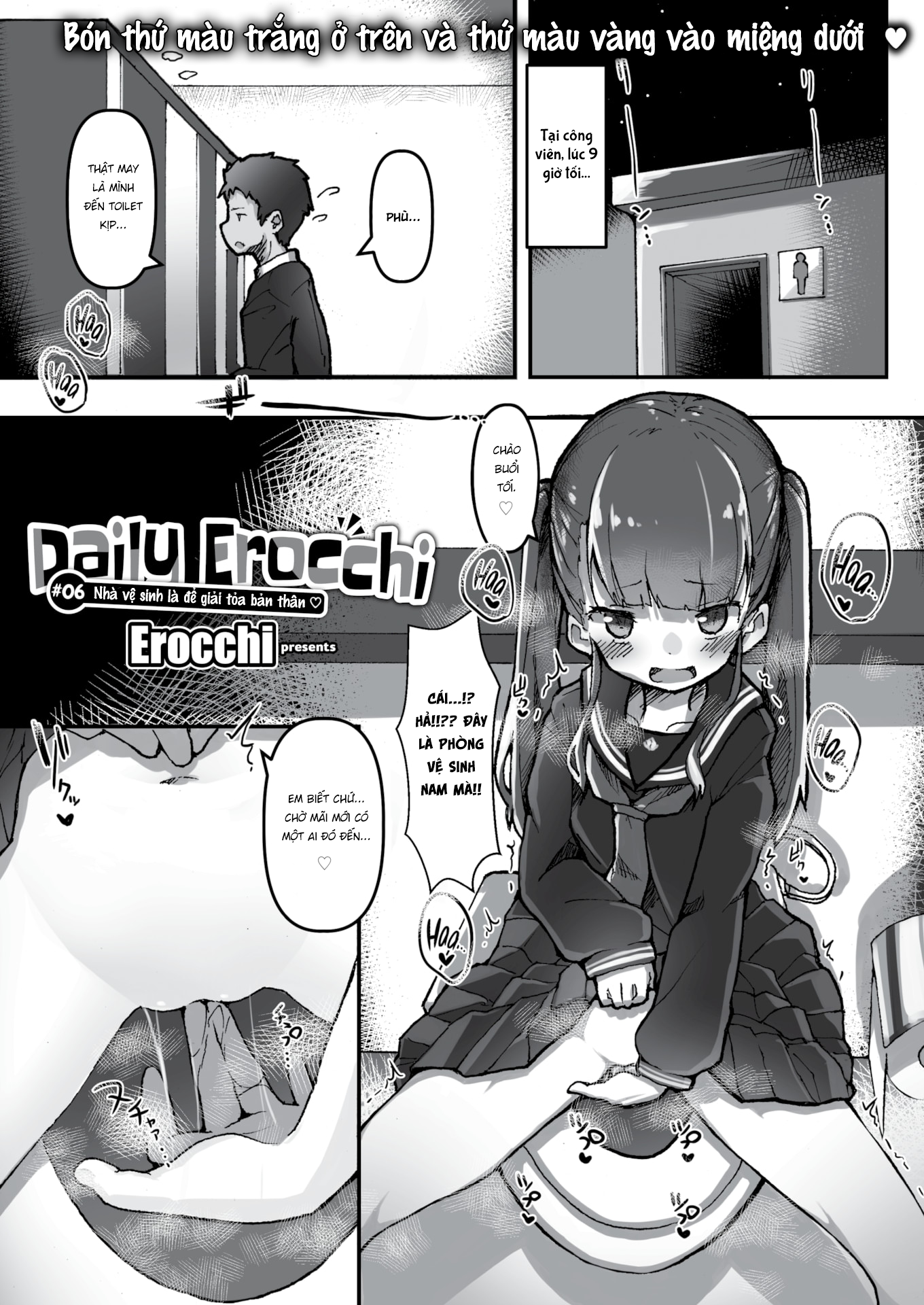 Đọc truyện hentai Hoan lạc mỗi ngày - Chap 6 - Nhà vệ sinh là nơi để giải toả bản thân ❤