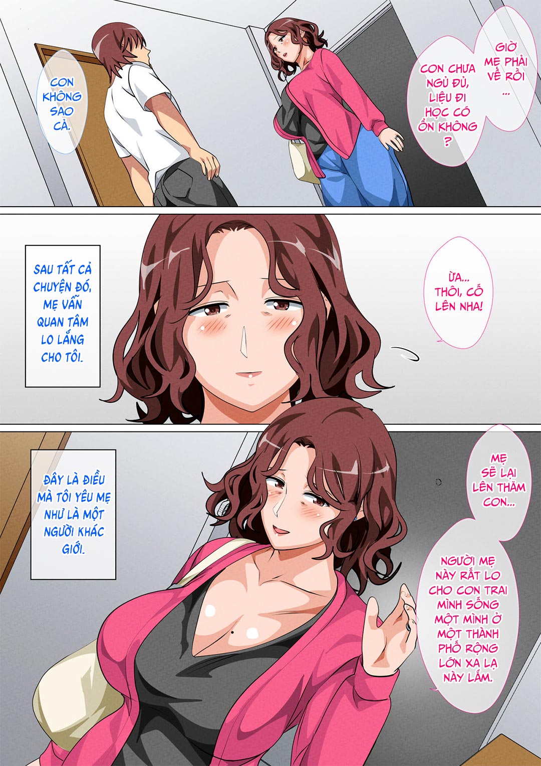 Đọc truyện hentai Mẹ ghé thăm con trai ở Tokyo - Chap 2