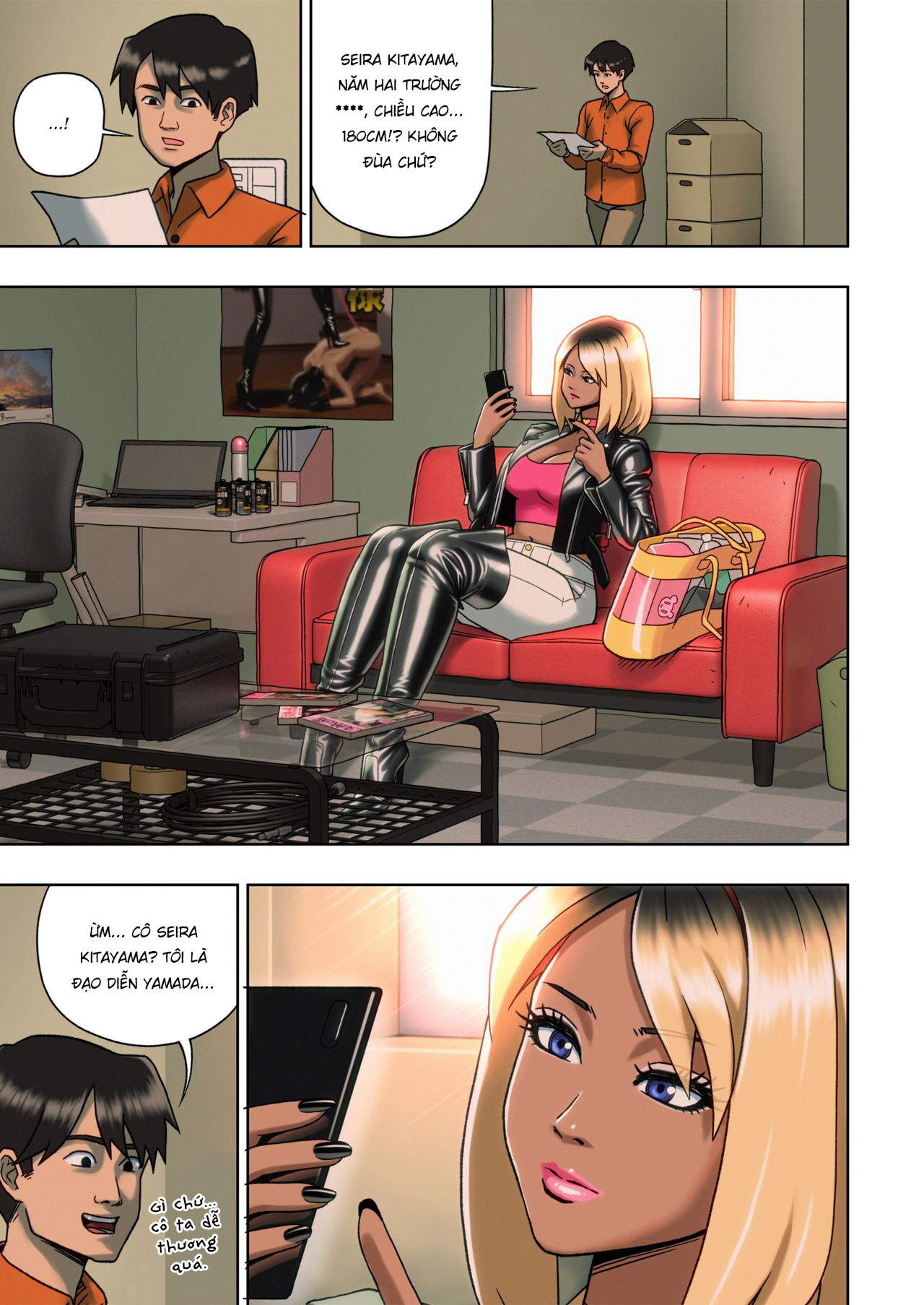 Đọc truyện hentai Black Gyaru Bondage - Oneshot