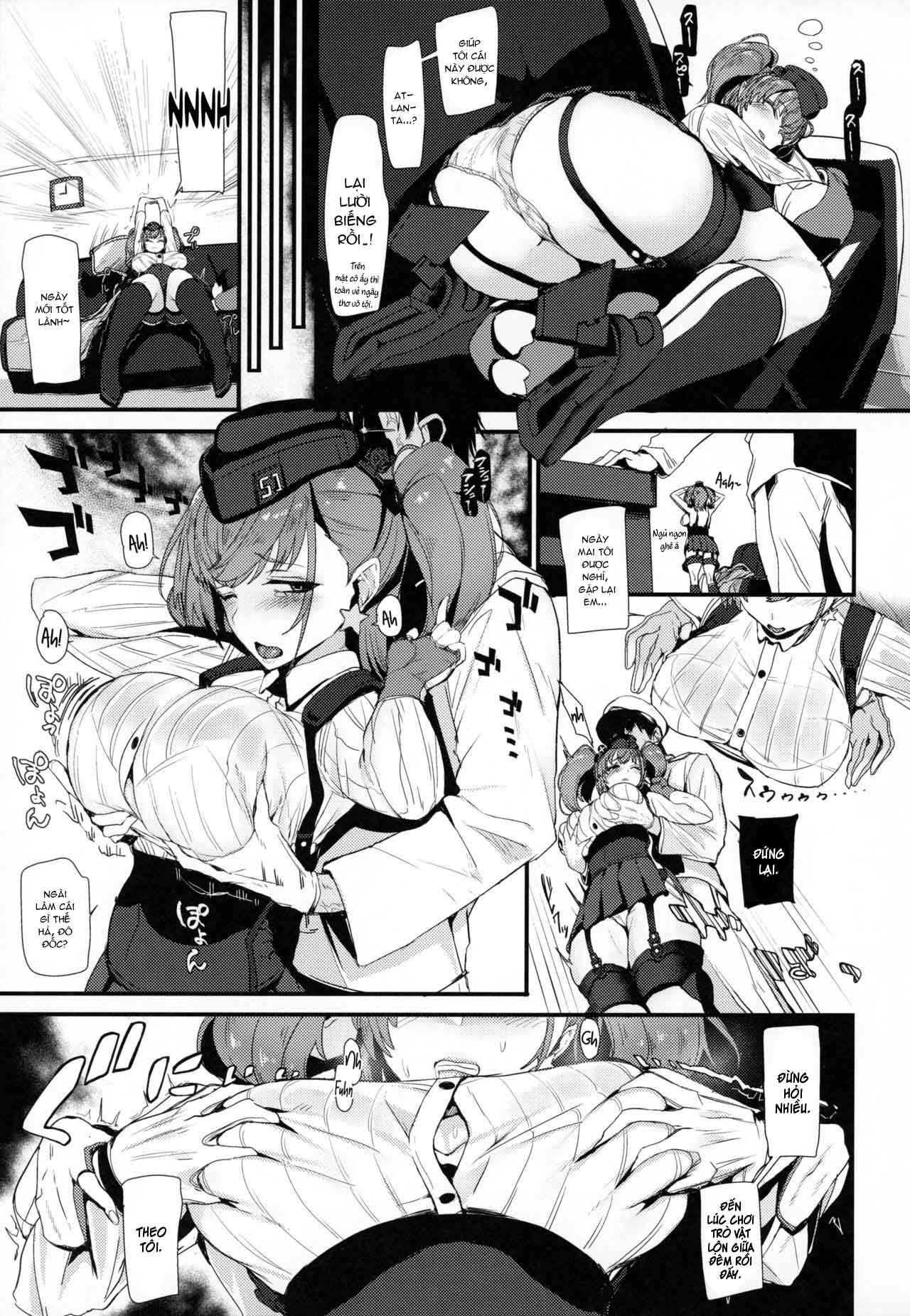 Đọc truyện hentai Osabori Musume Atlanta Wakarase Misshitsu Yasei Enshuu - Oneshot
