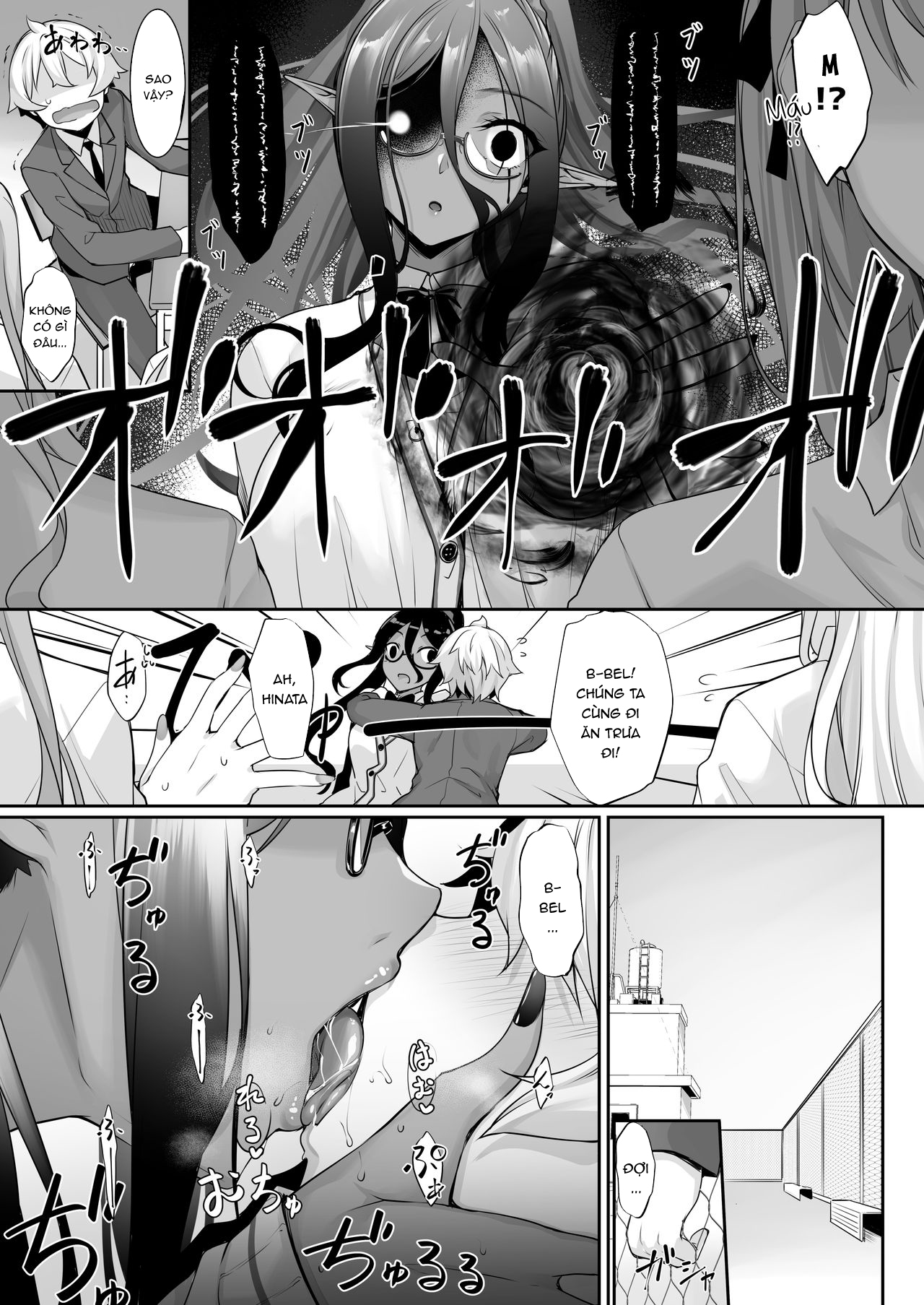 Đọc truyện hentai Cô nàng Dark Elf vì quá yêu tôi mà theo đuổi tôi từ thế giới khác - Chap 2