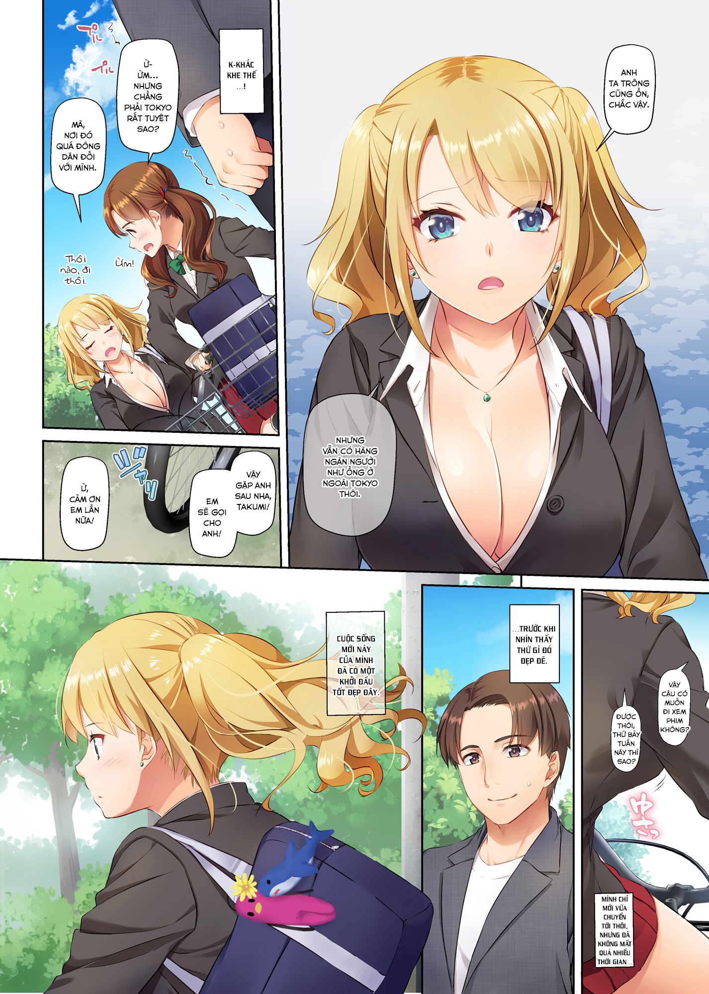 Đọc truyện hentai Inaka no Deaikei Gal wa Kyonyuu Shojo!? - Oneshot [Full Color]
