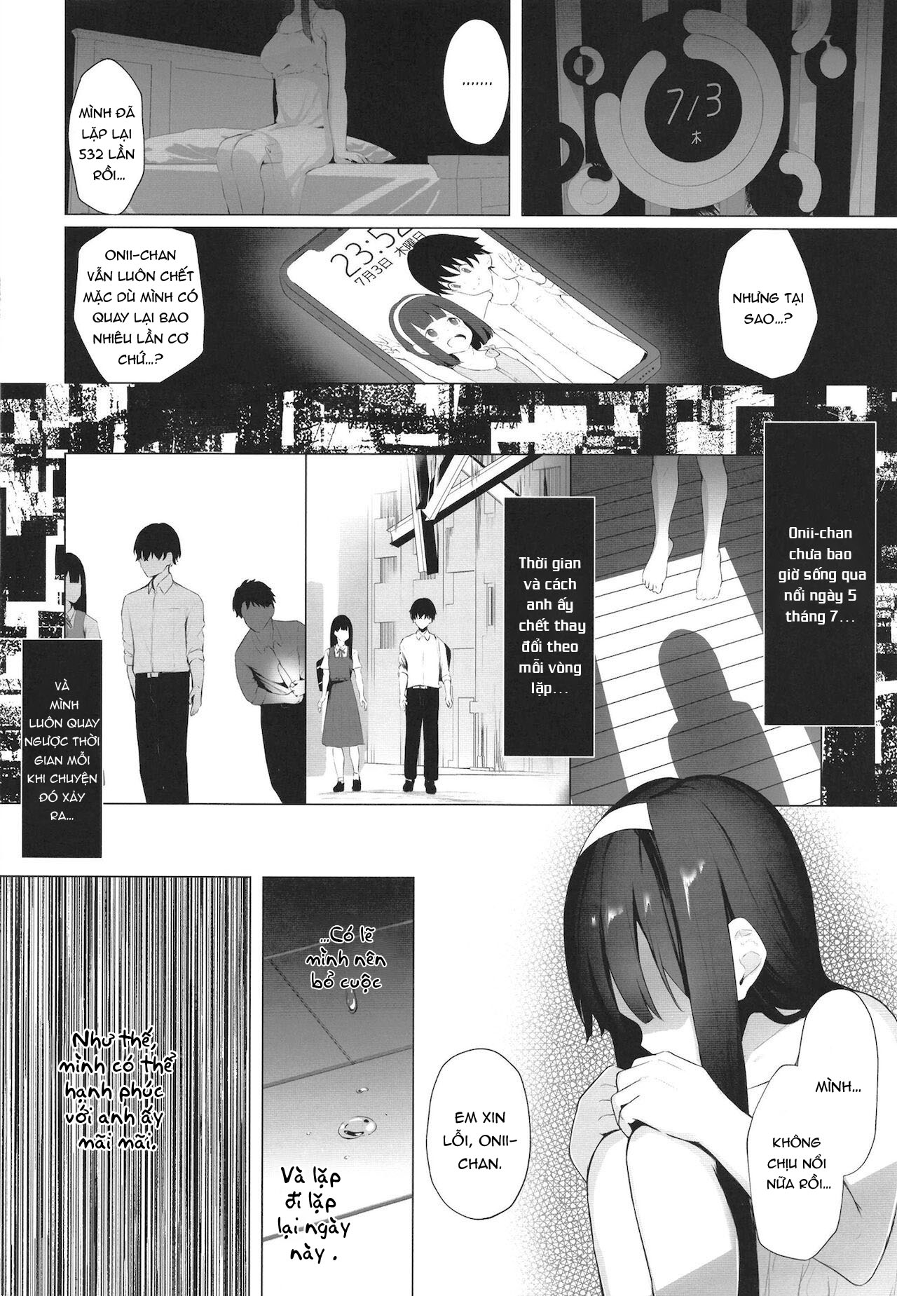 Đọc truyện hentai Cô em gái nghiện tua ngược thời gian! - Chap 2