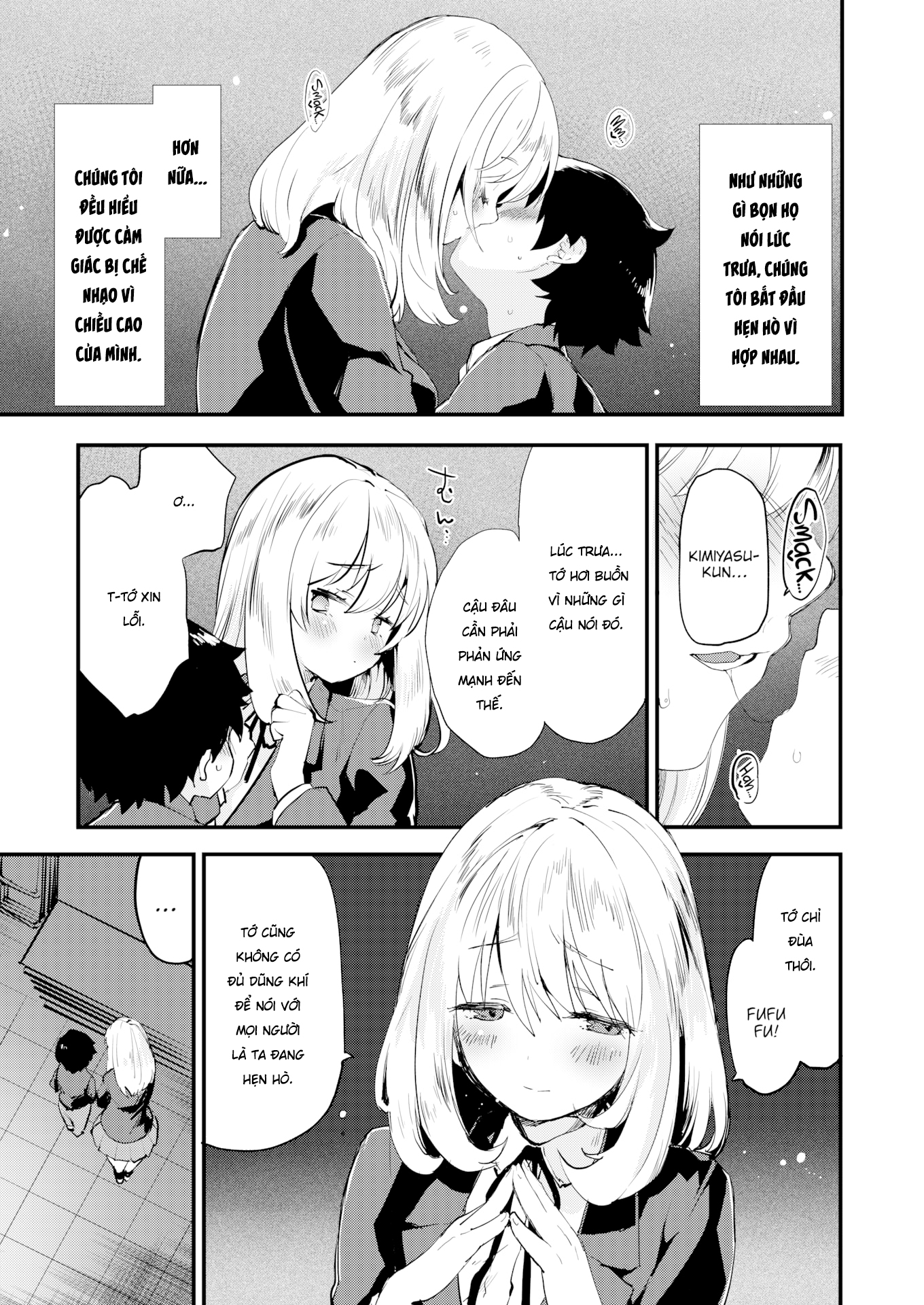 Đọc truyện hentai Mặc cảm chiều cao - Oneshot