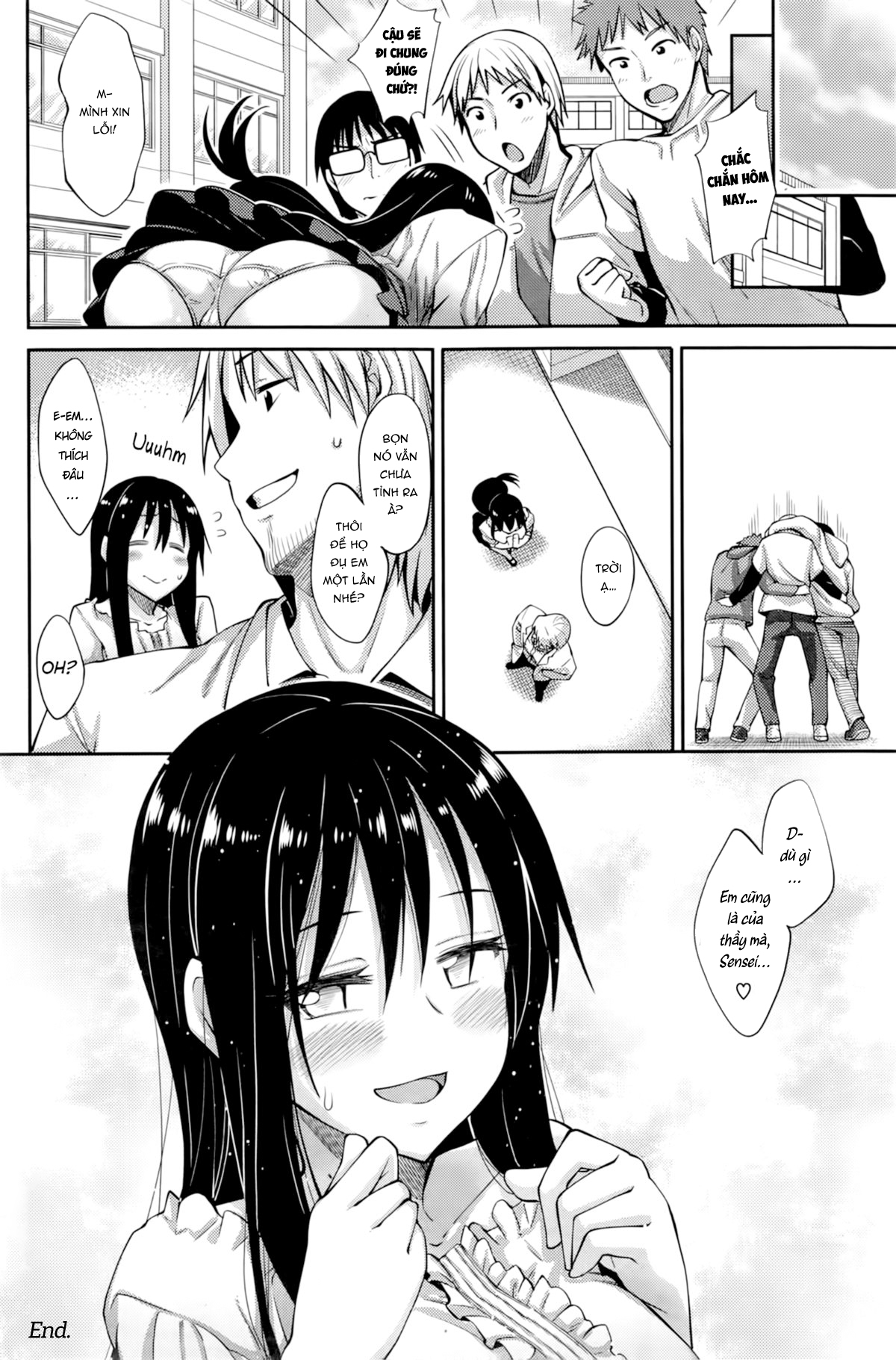 Đọc truyện hentai Thầy giáo may mắn và cô nữ sinh vâng lời - Oneshot