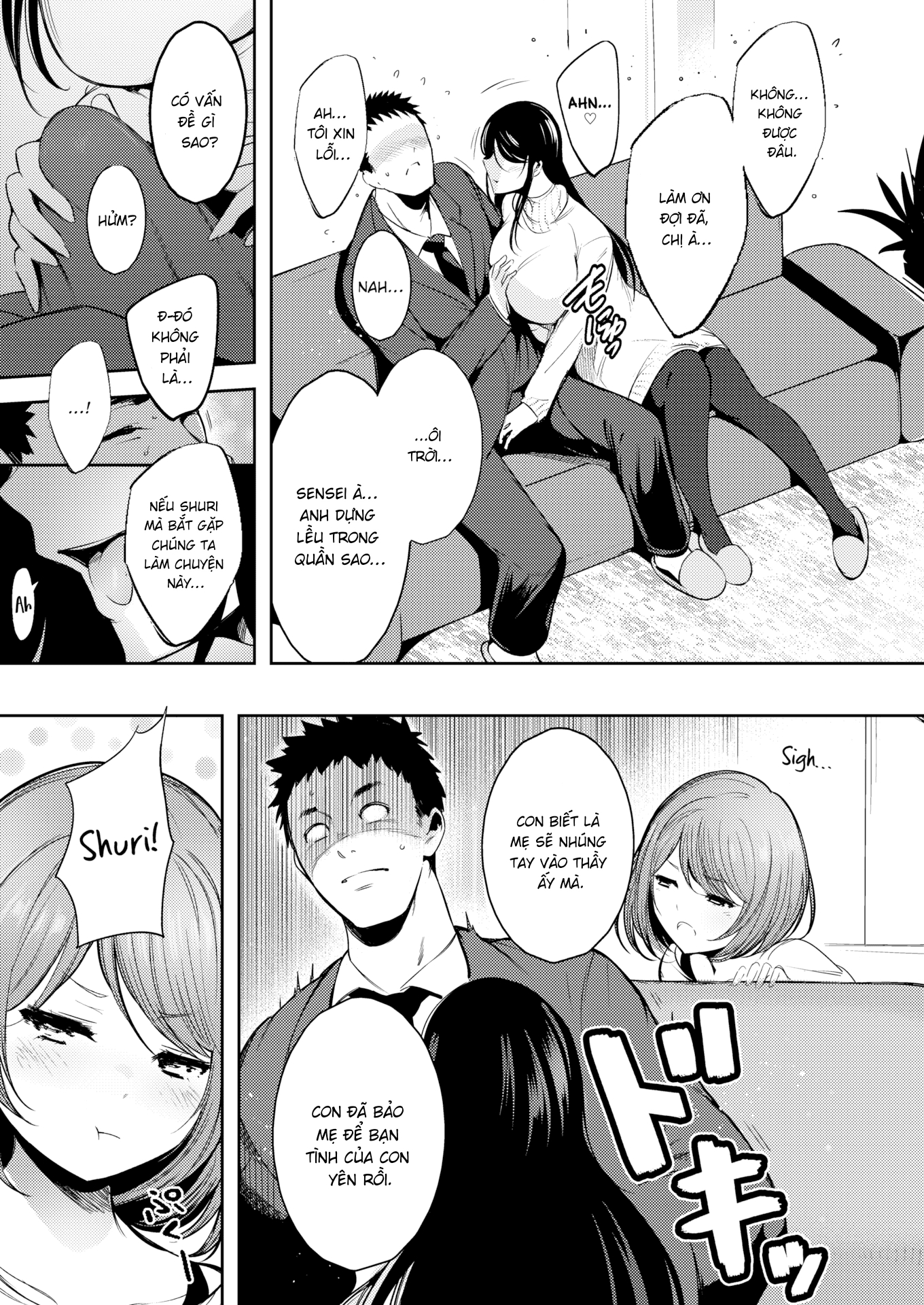 Đọc truyện hentai Mối quan hệ mập mờ của nhà Sakiba - Oneshot.