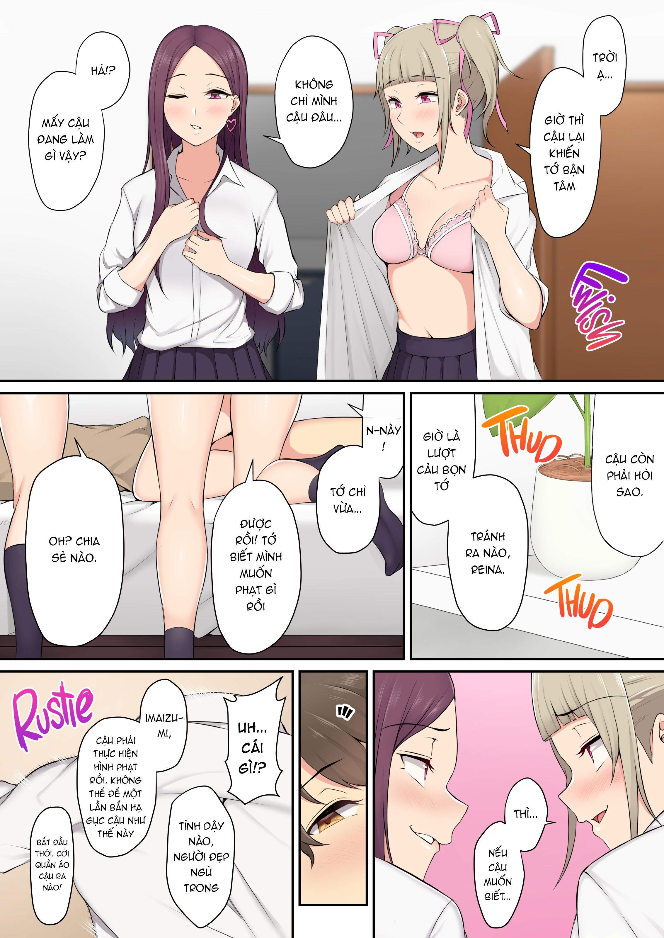 Đọc truyện hentai Imaizumi đưa cả bầy Gyaru về nhà mình - Chap 1