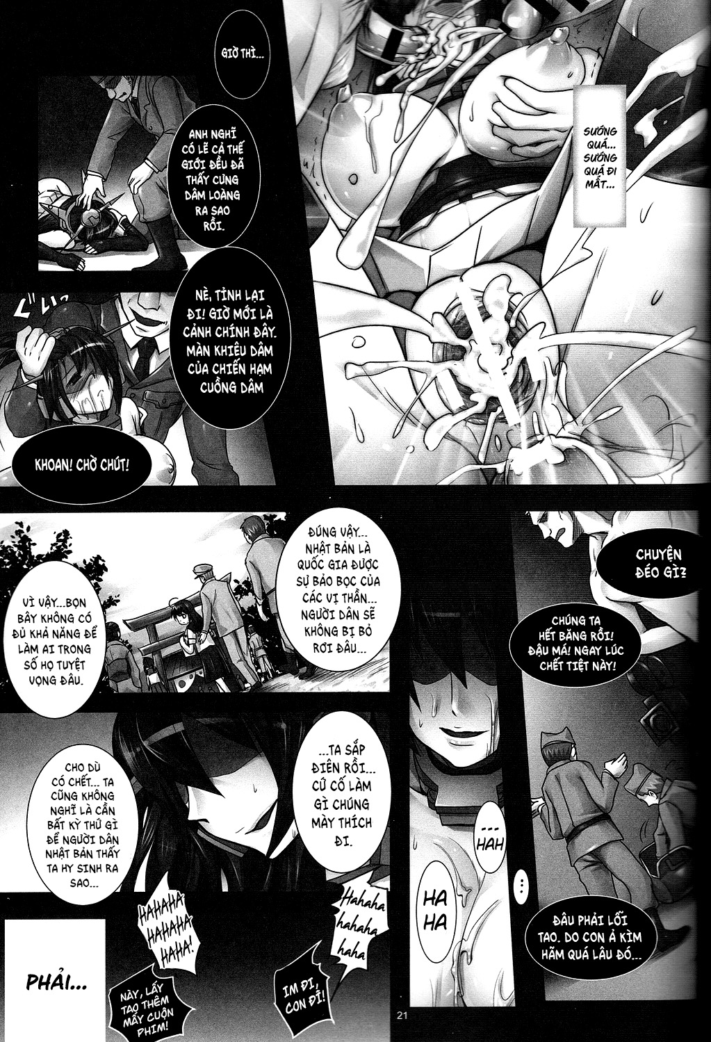Đọc truyện hentai Kết cục của nữ hạm nagato sau khi rơi vào tay lính Mĩ - Oneshot