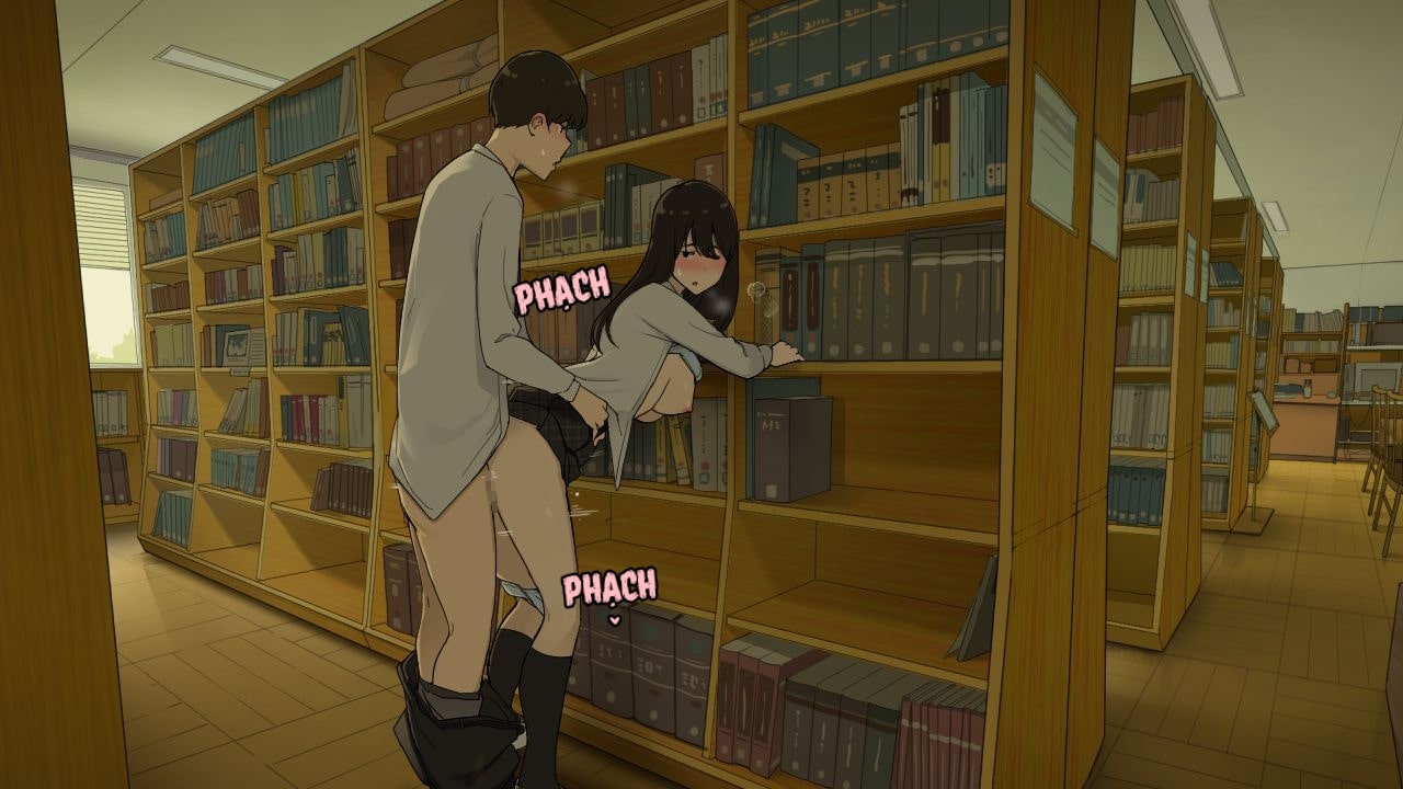 Đọc truyện hentai Góc Khuất Thư Viện - Oneshot