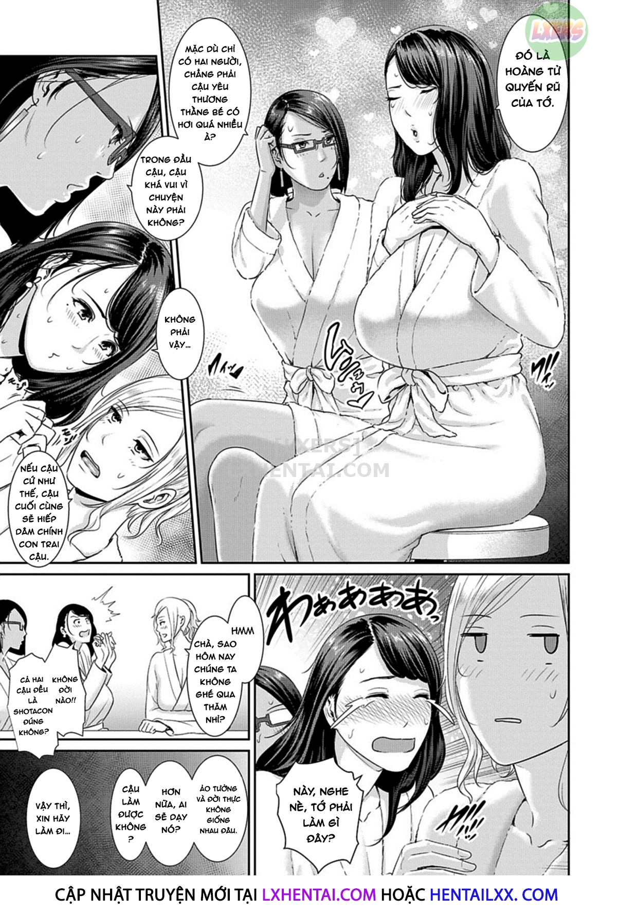 Đọc truyện hentai Drowning in Sex With Mom - Chap 3