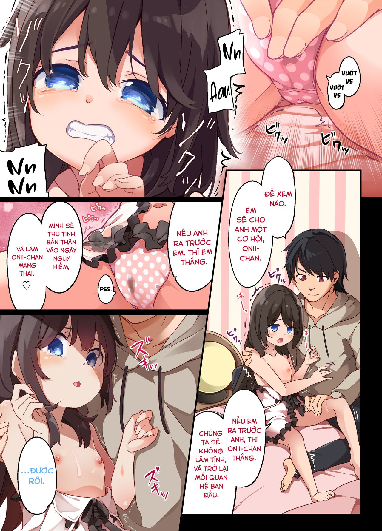 Đọc truyện hentai Cô em gái Yandere muốn được mang thai bởi anh trai của mình, vì vậy cô chuyển đổi cơ thể với anh cô và họ đã quan hệ tình dục sinh con - Oneshot
