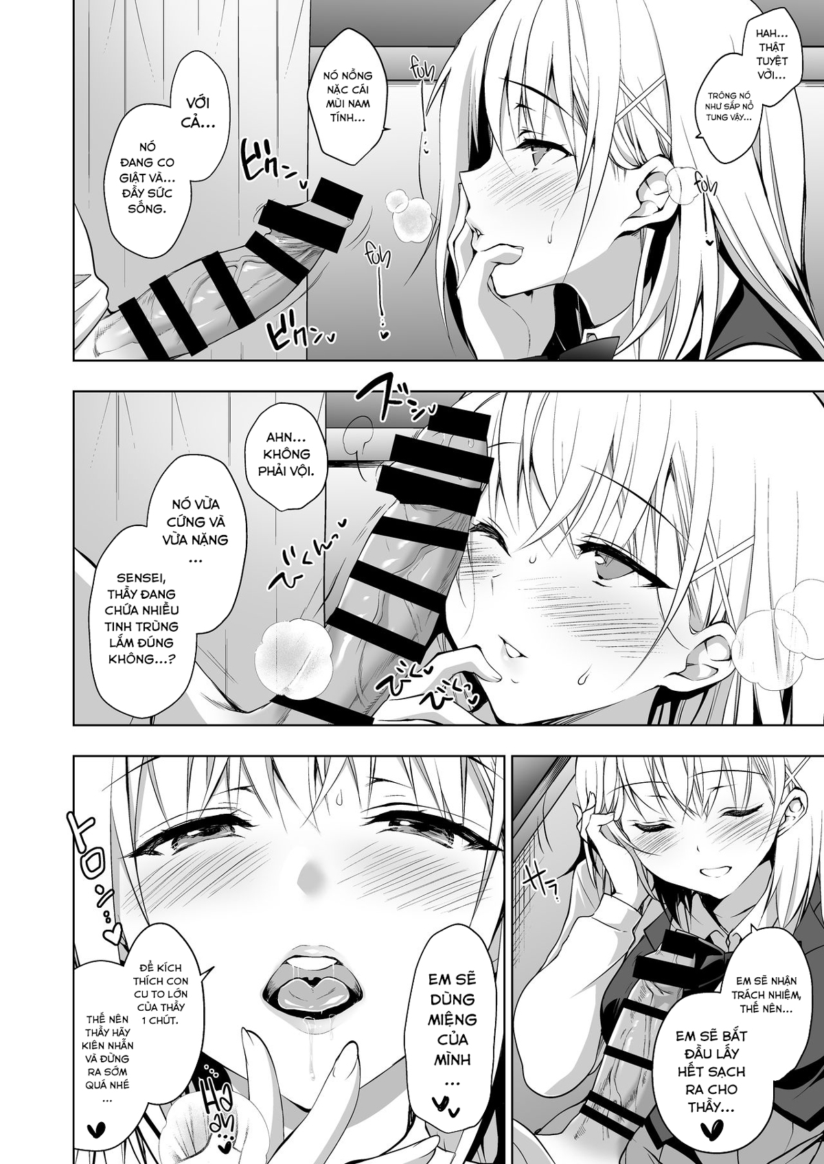 Đọc truyện hentai Buổi giải tỏa căng thẳng của hội trưởng hội học sinh - Oneshot