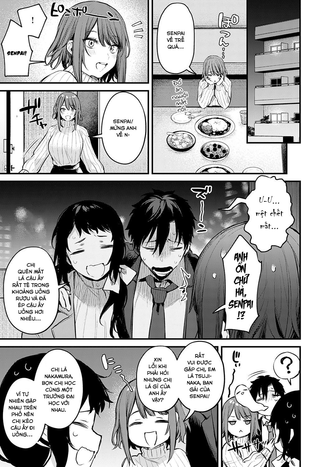 Đọc truyện hentai Kouhai Kanojo Tsujinaka-chan no Oshioki - Oneshot